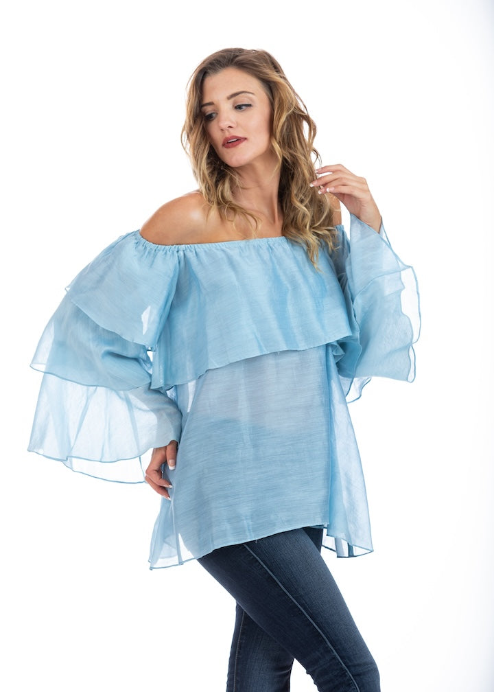 Isabella Blue Blouse