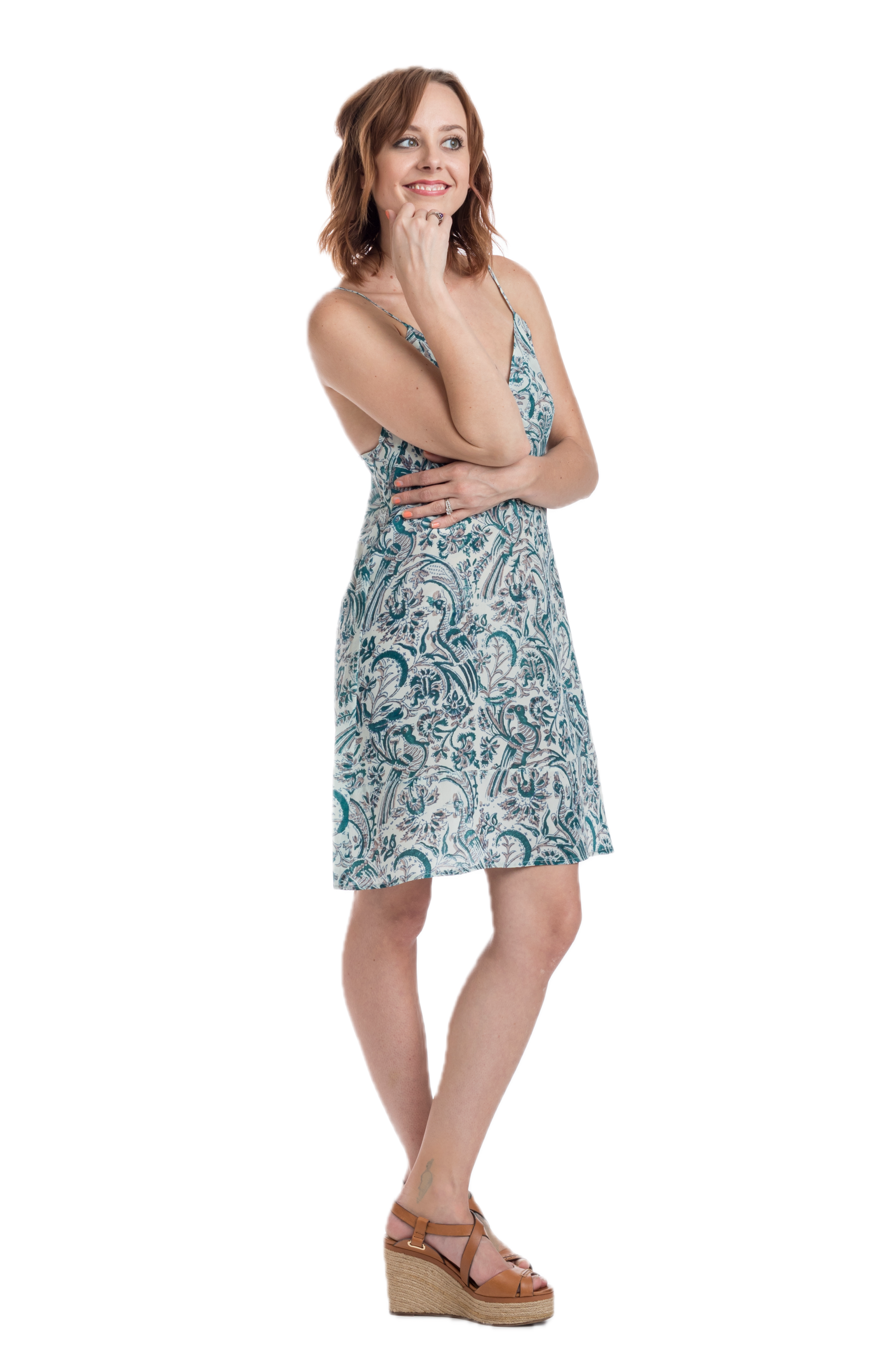Mellia Turquoise Slip Dress