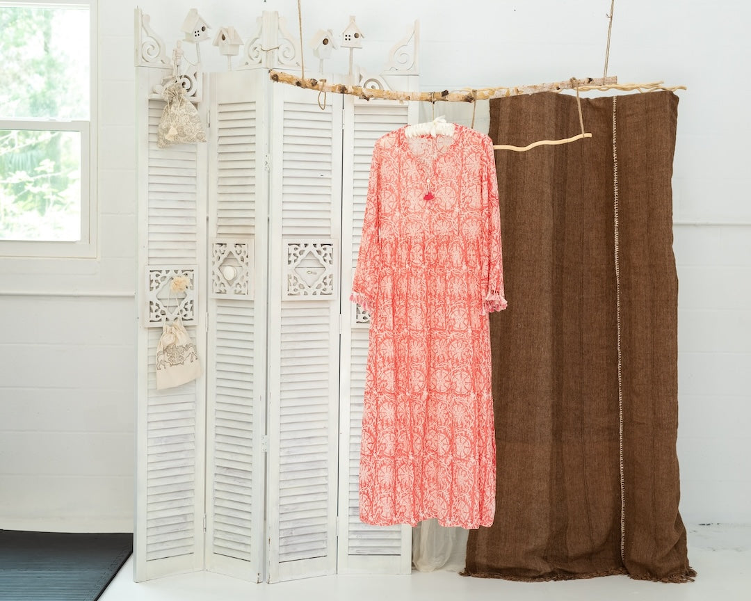 Aliya Malaga Coral Summer Dress