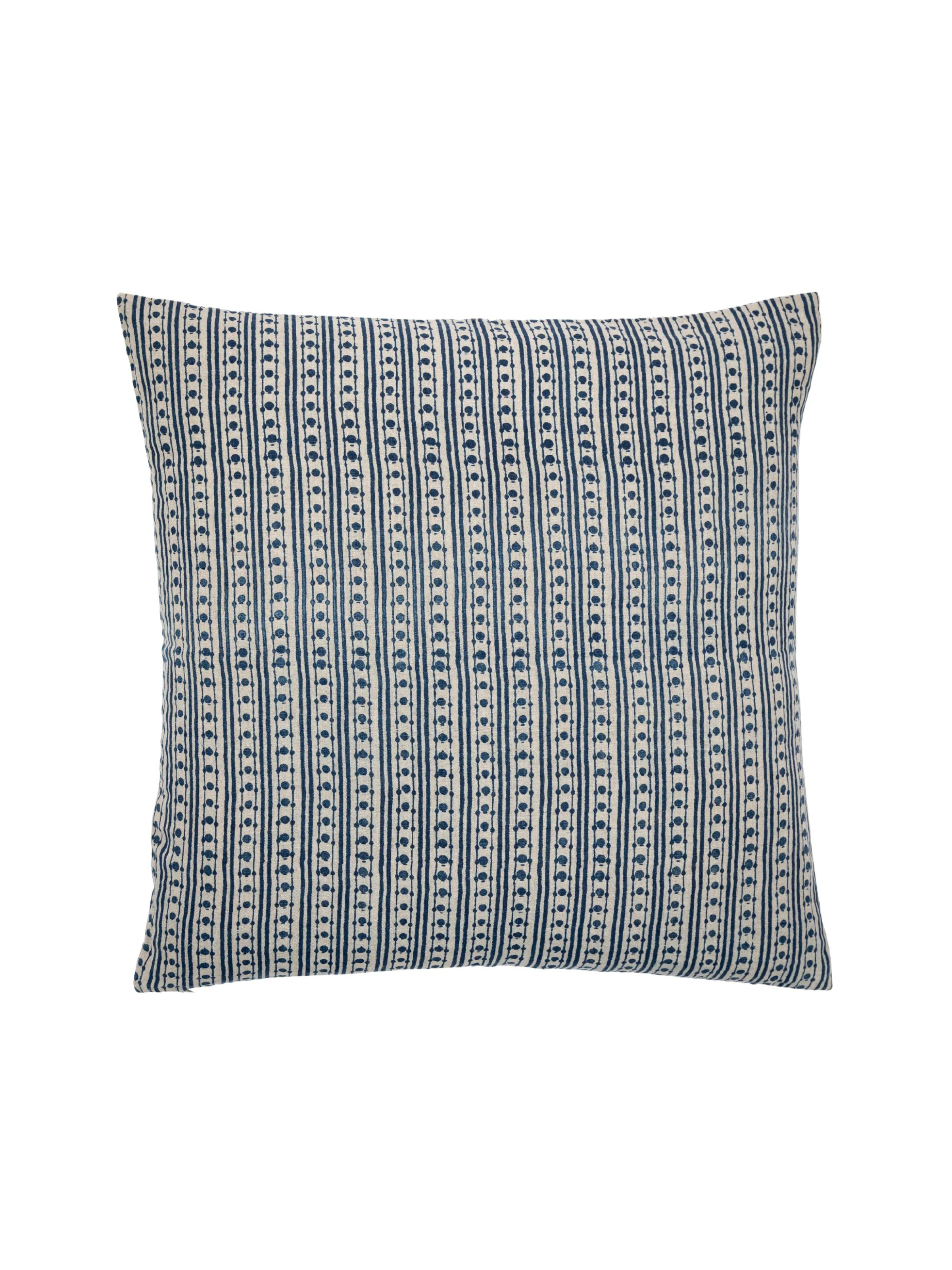 Dora Indigo Decorative Pillow Cover