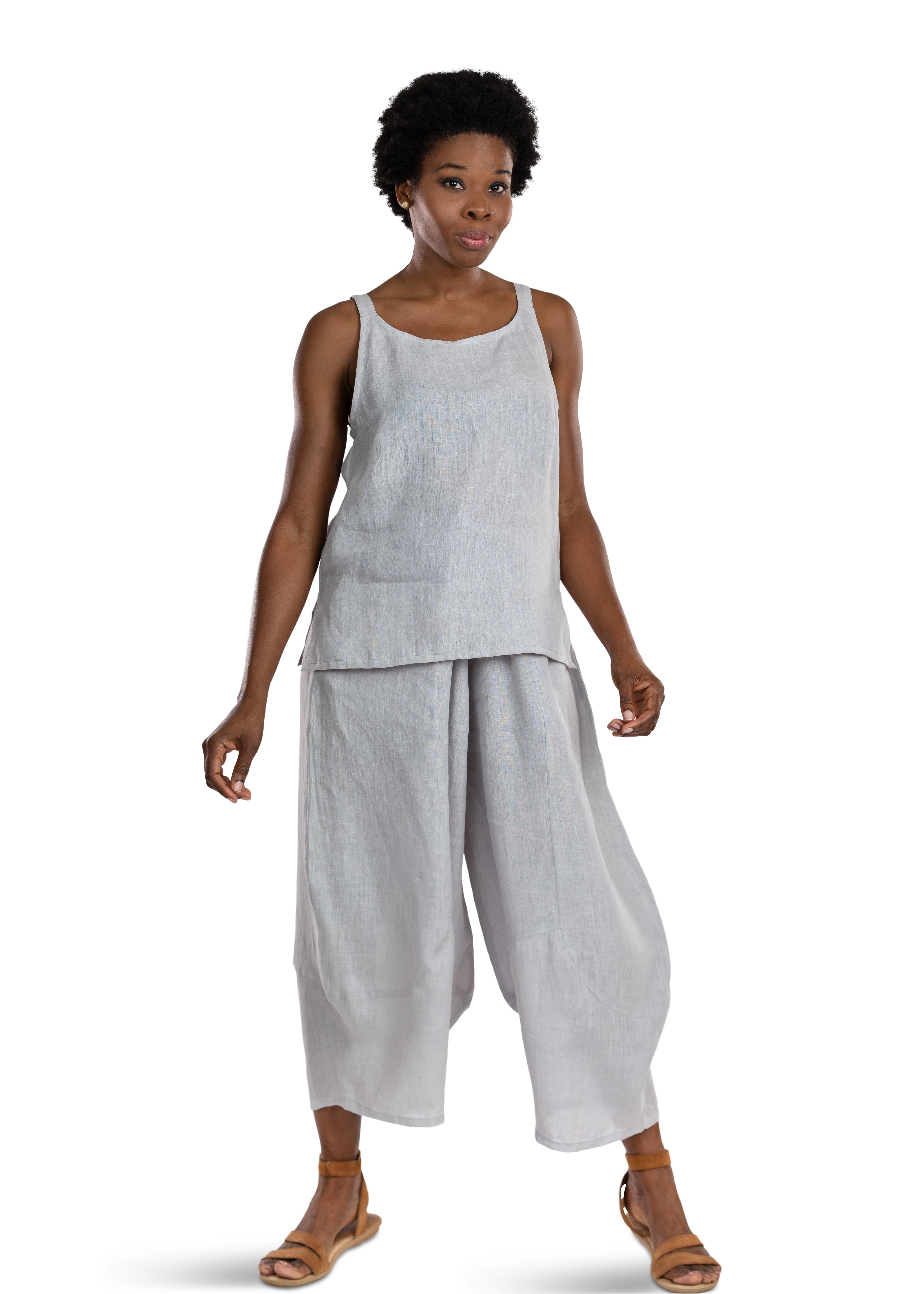 Pondicherry Slate Linen Set
