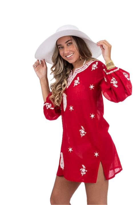 Sara Cinnabar Summer Dress