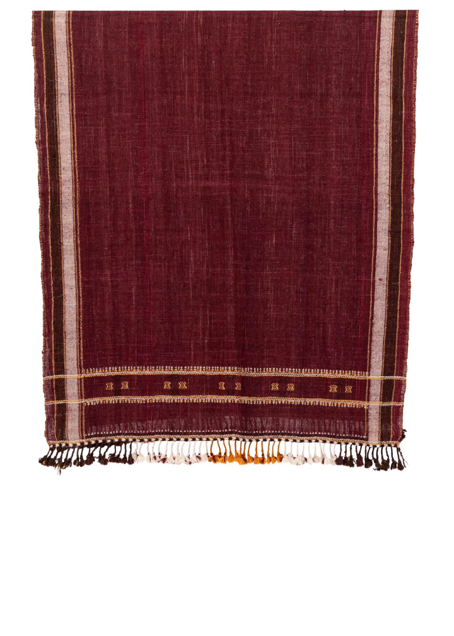 Kutch Plum Wool Throw