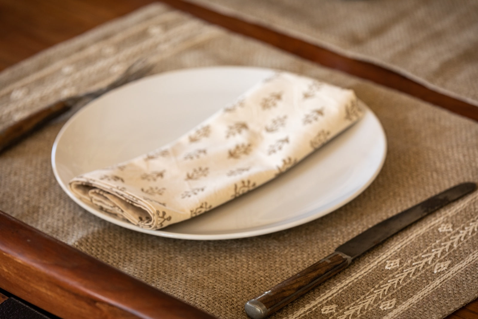 Mogra Gold Print Napkins