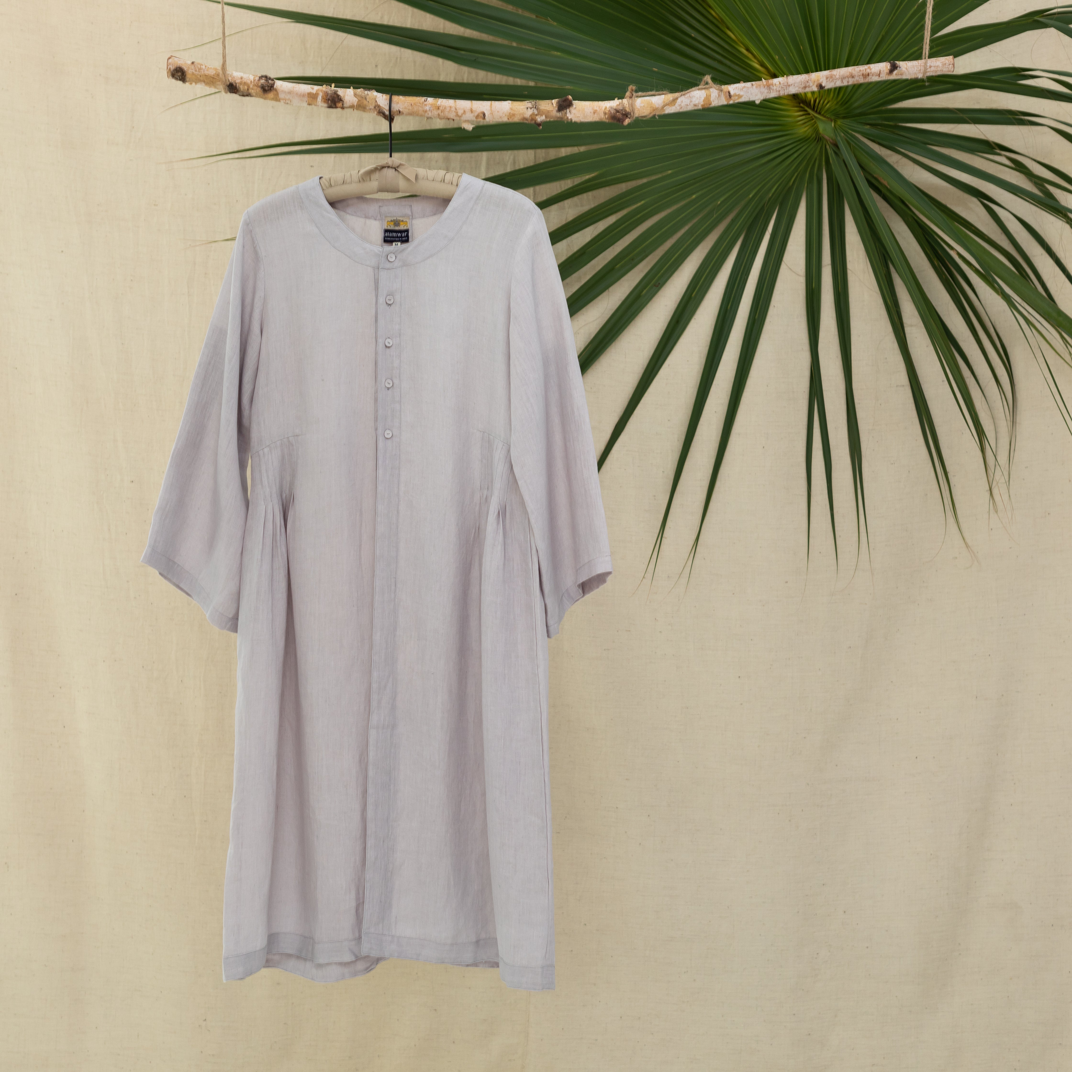 Carla Slate Linen Jacket