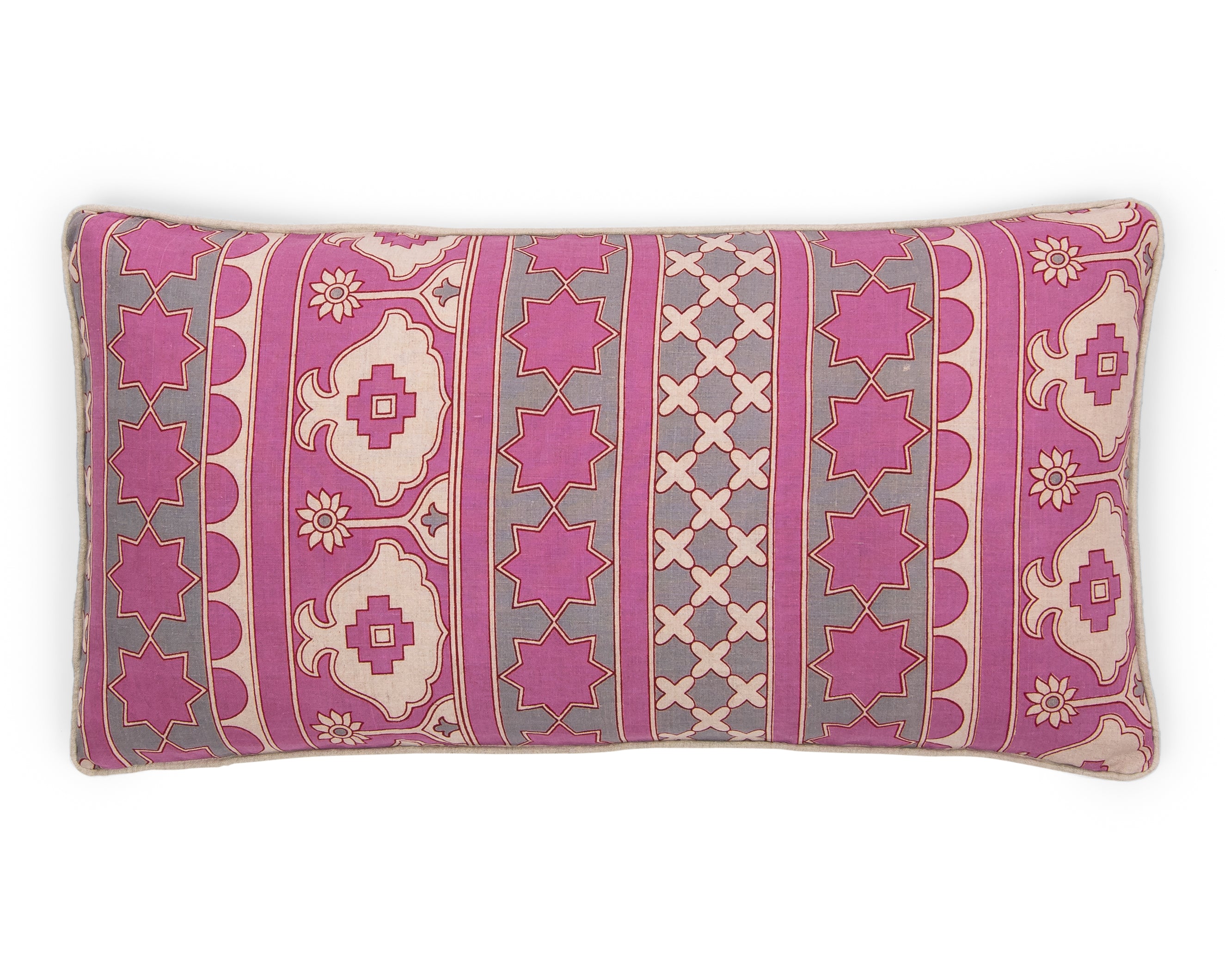 Damascus Berry And Slate Decorative Pillow