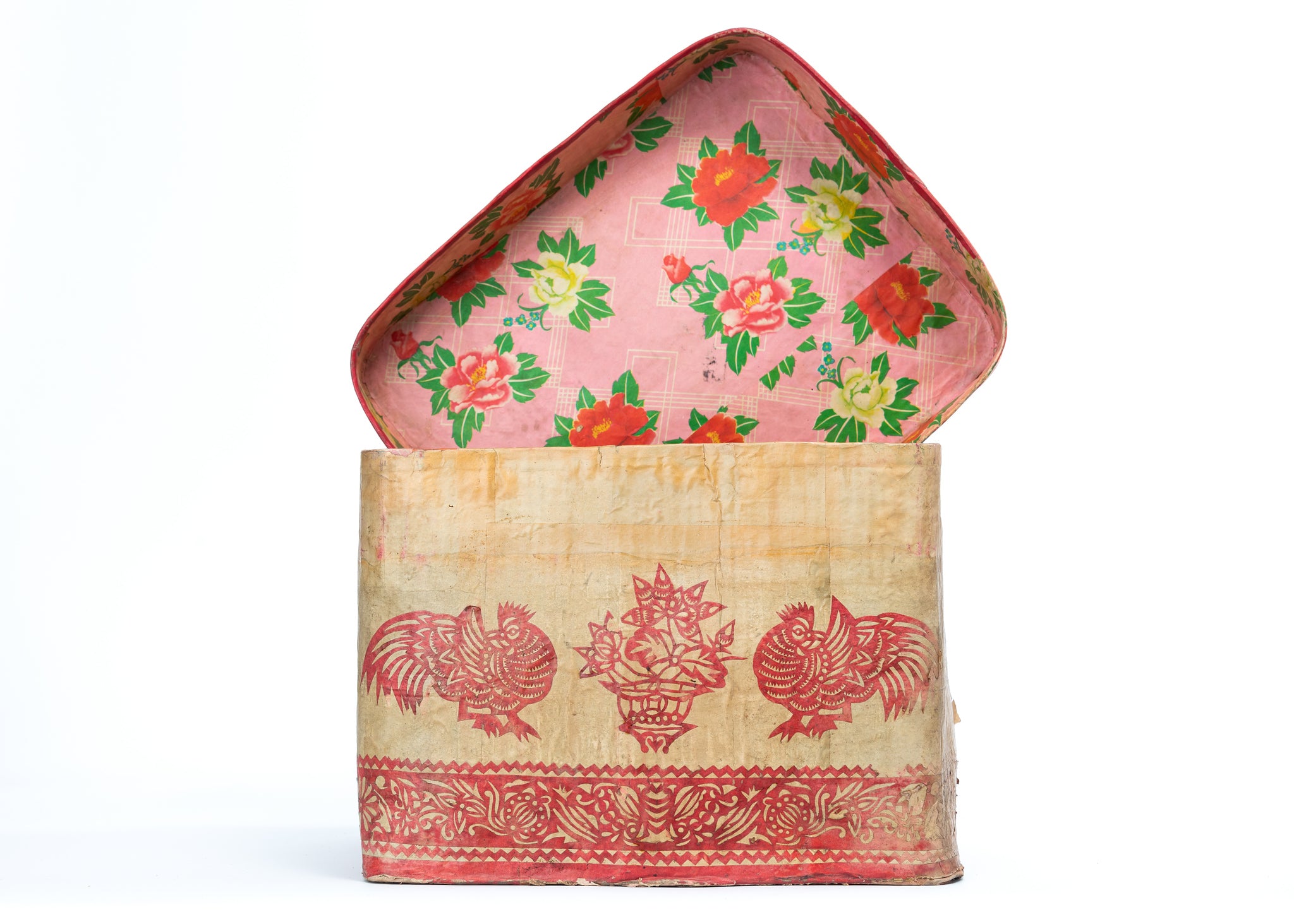 Vintage Chinese Hat Box 2