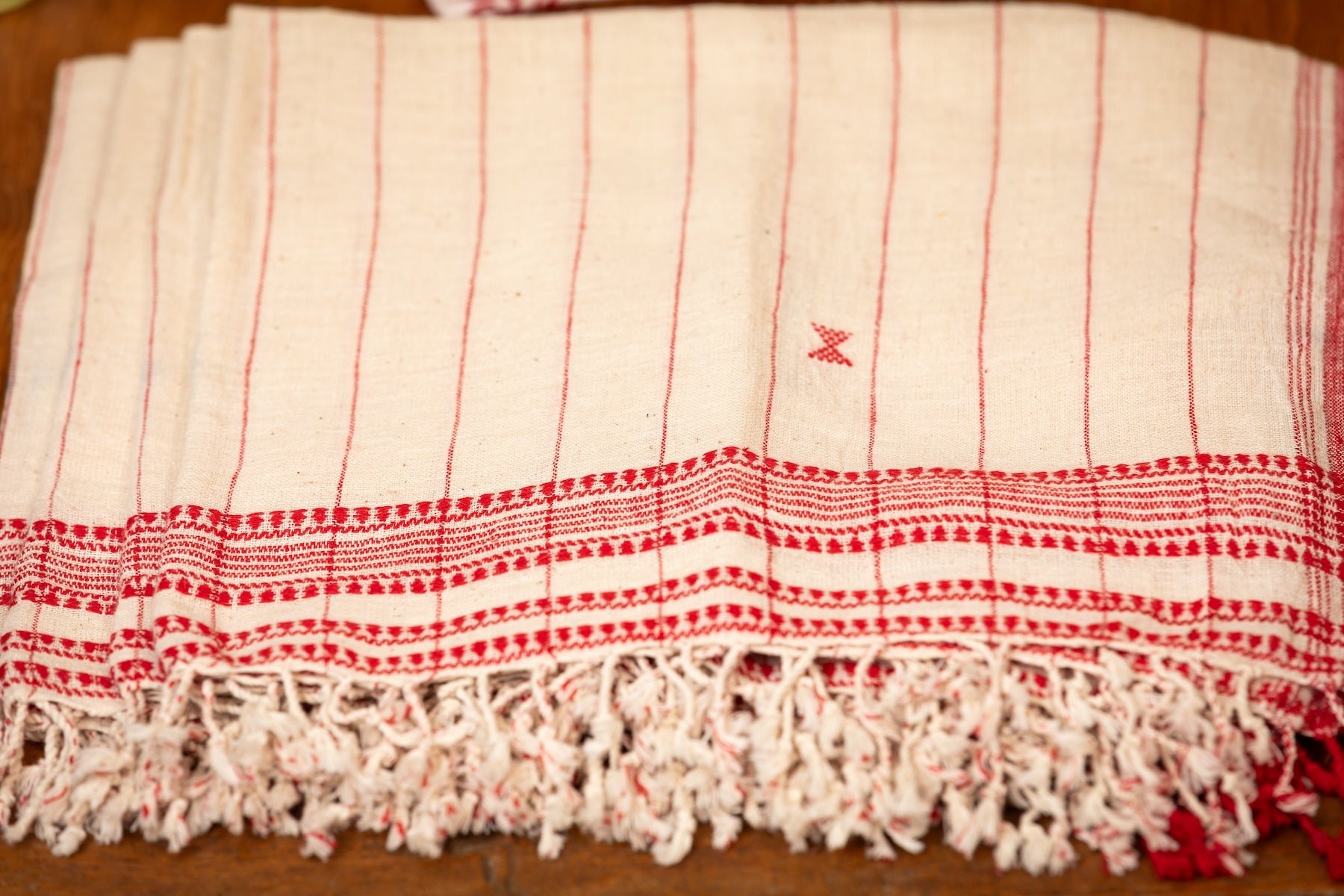 Khamir Cinnabar Woven Napkin Set