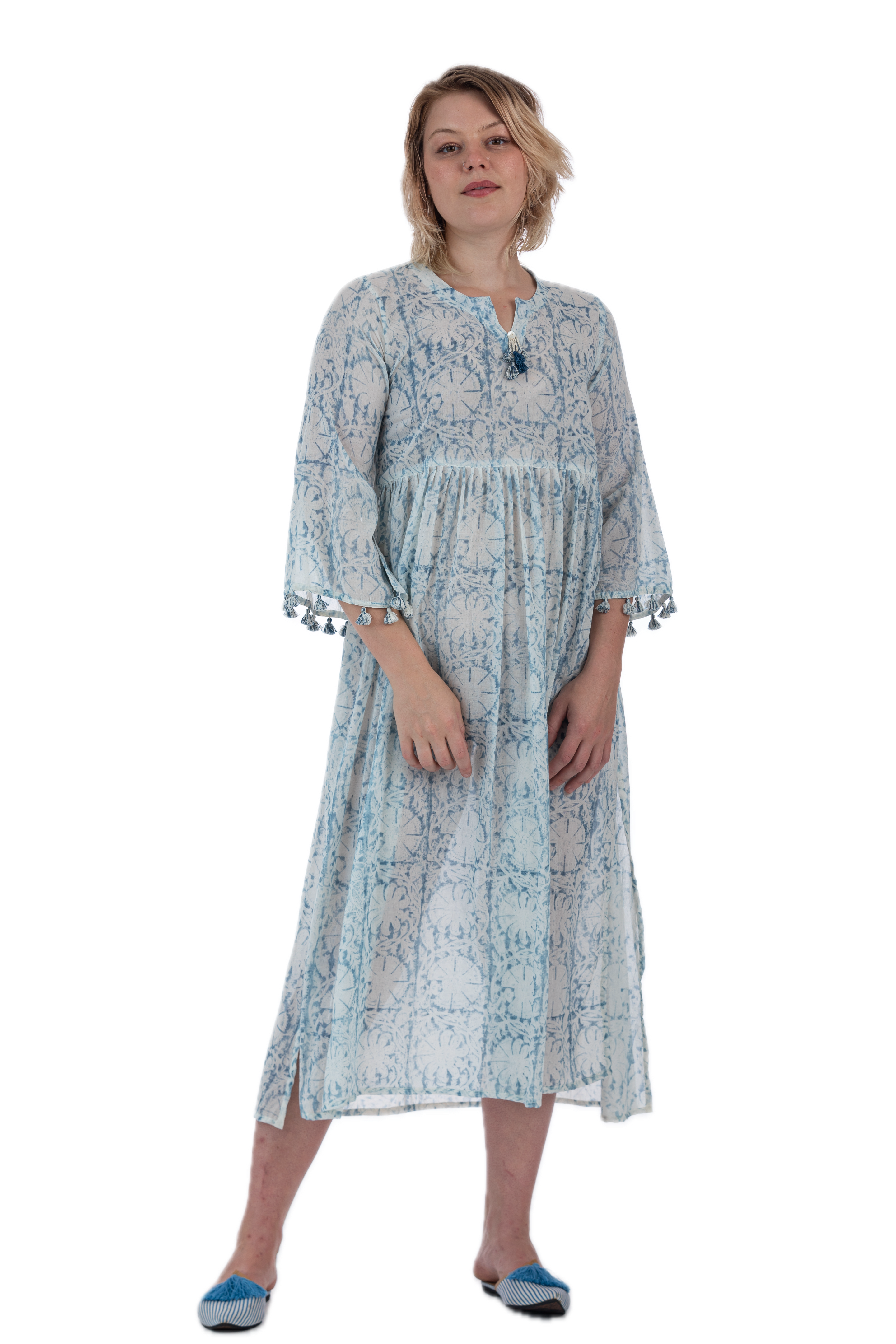 Aliya Blue Summer Dress