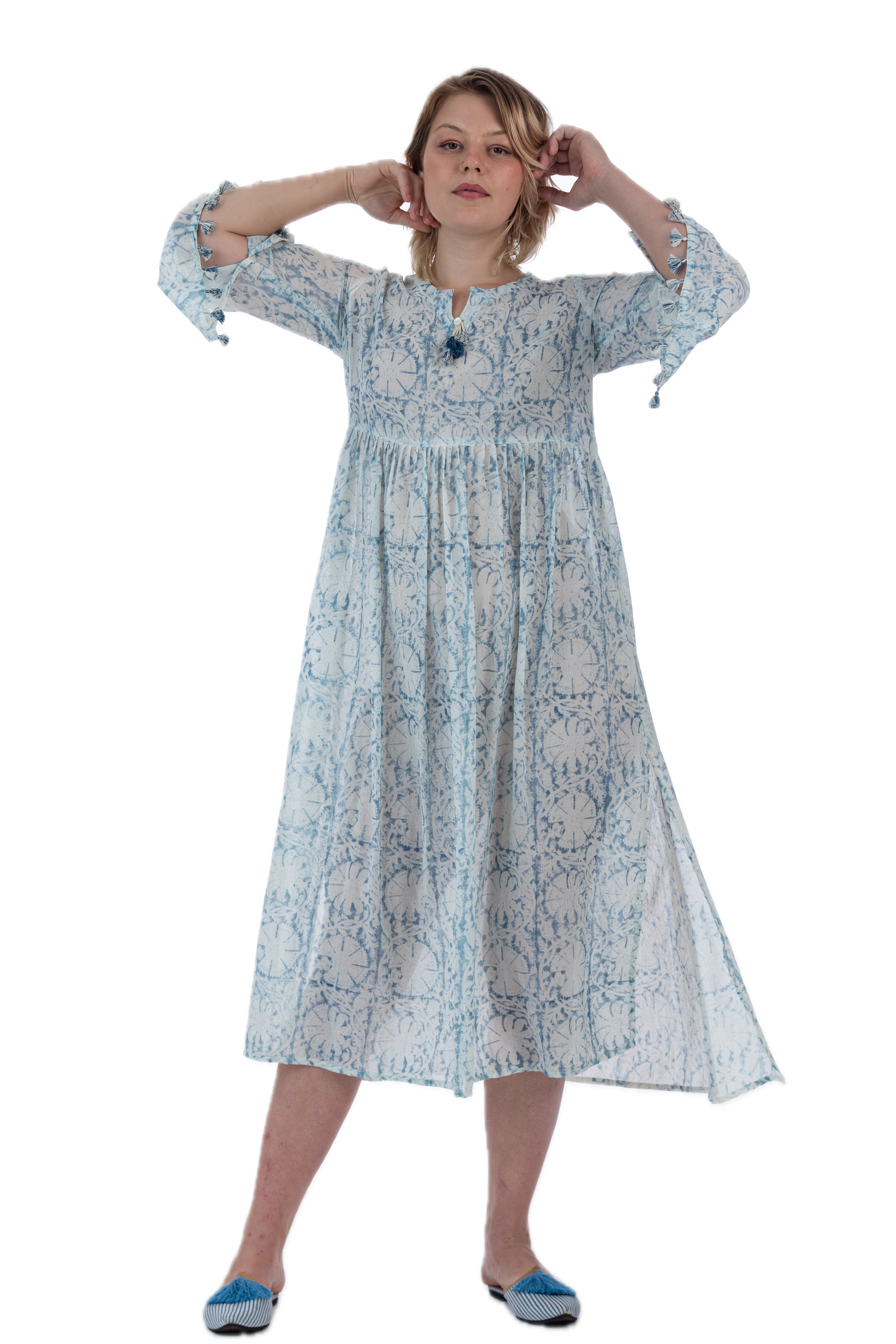 Aliya Blue Summer Dress