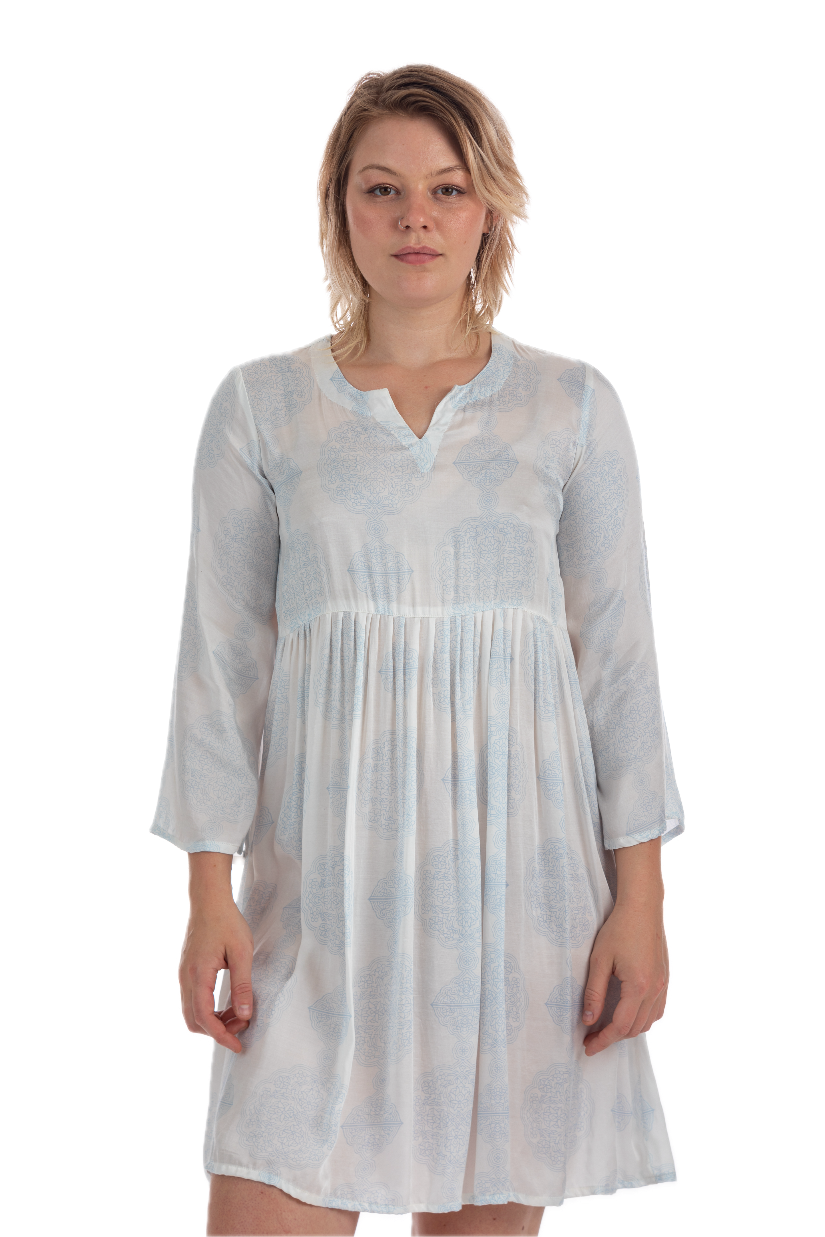 Flared Sleeves Dress