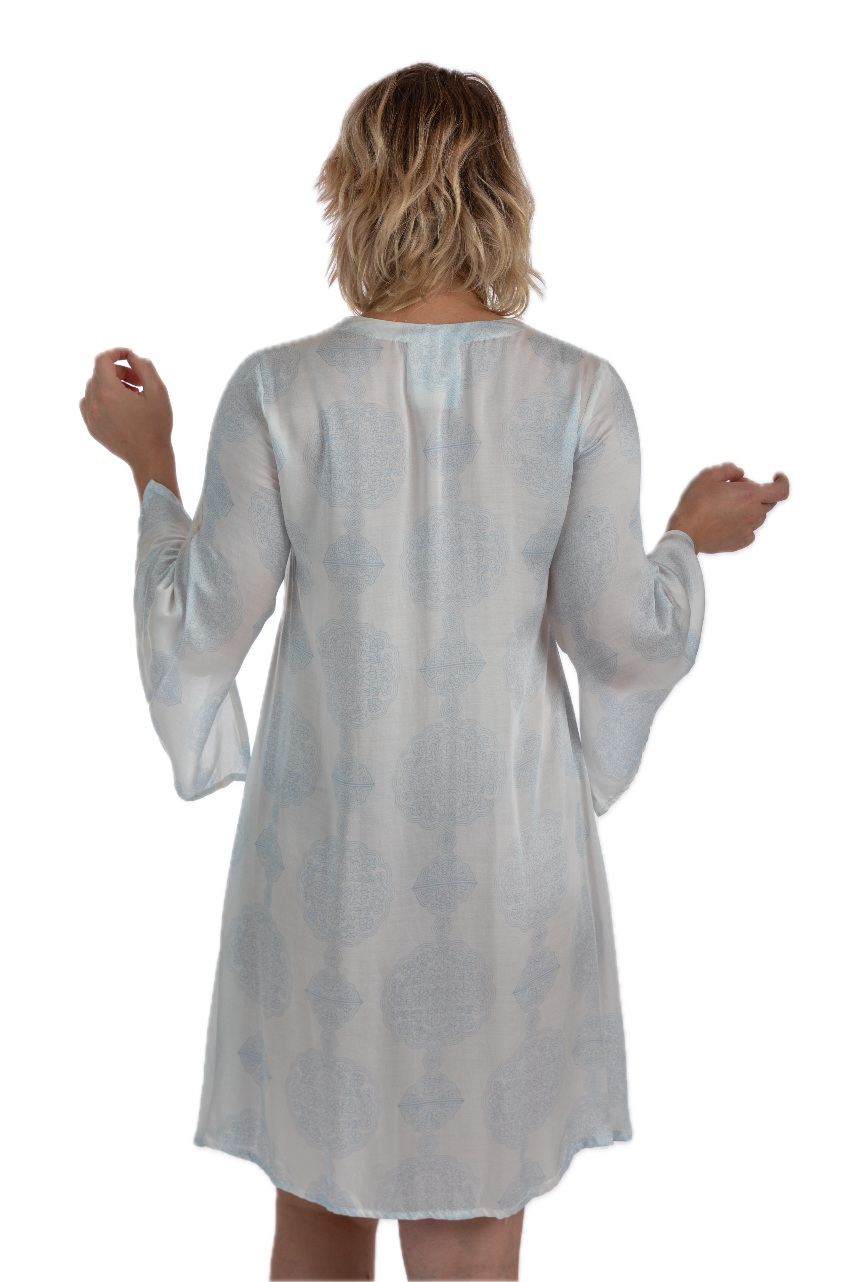 Flared Sleeves Dress