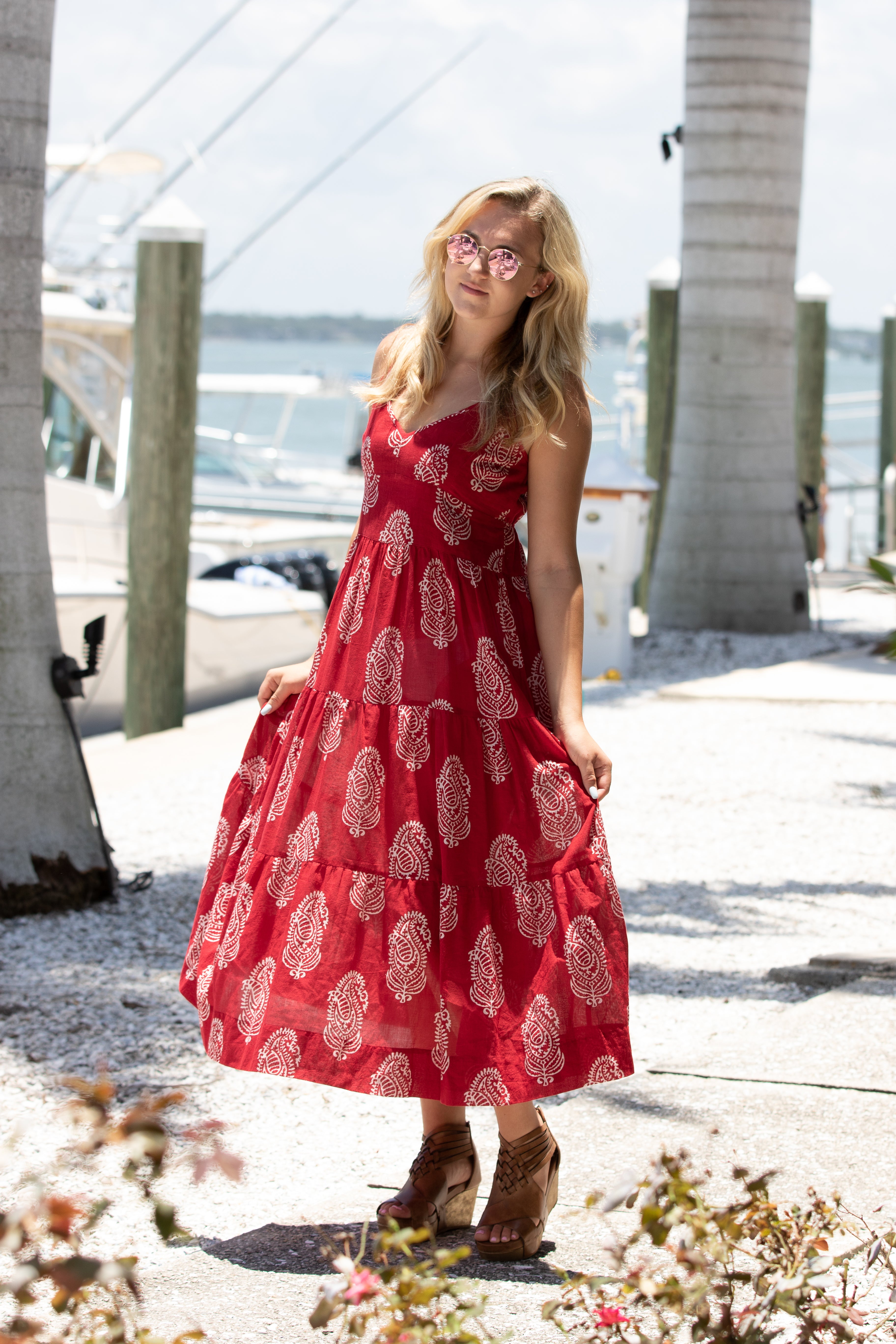Hanna Summer Dress Cinnabar