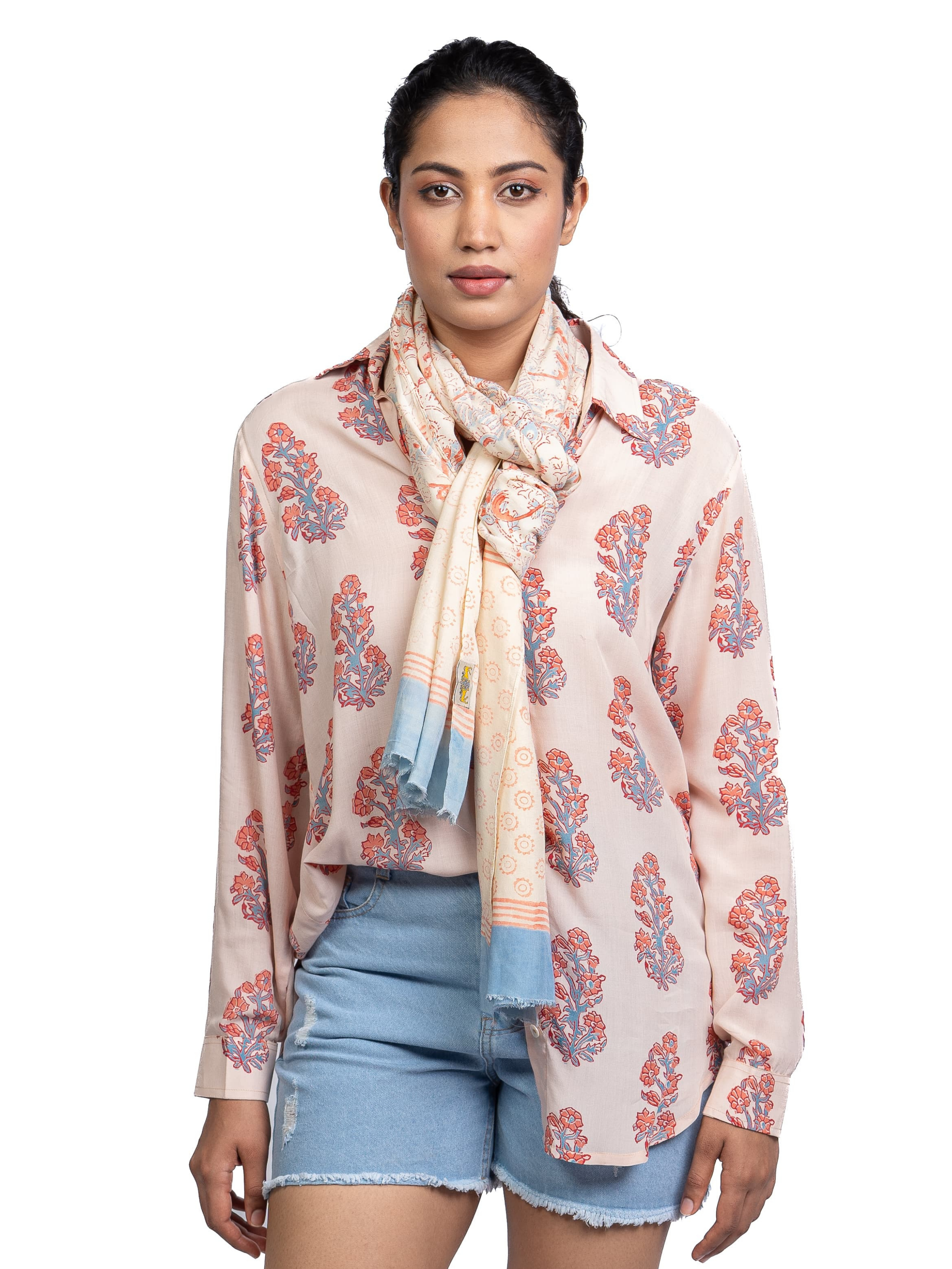 Claire Shirt: Wild Flower Blush