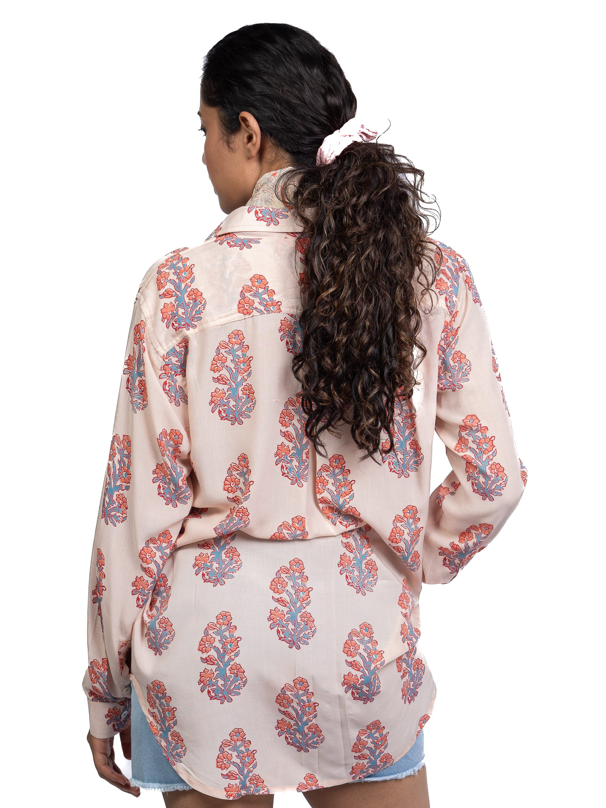 Claire Shirt: Wild Flower Blush