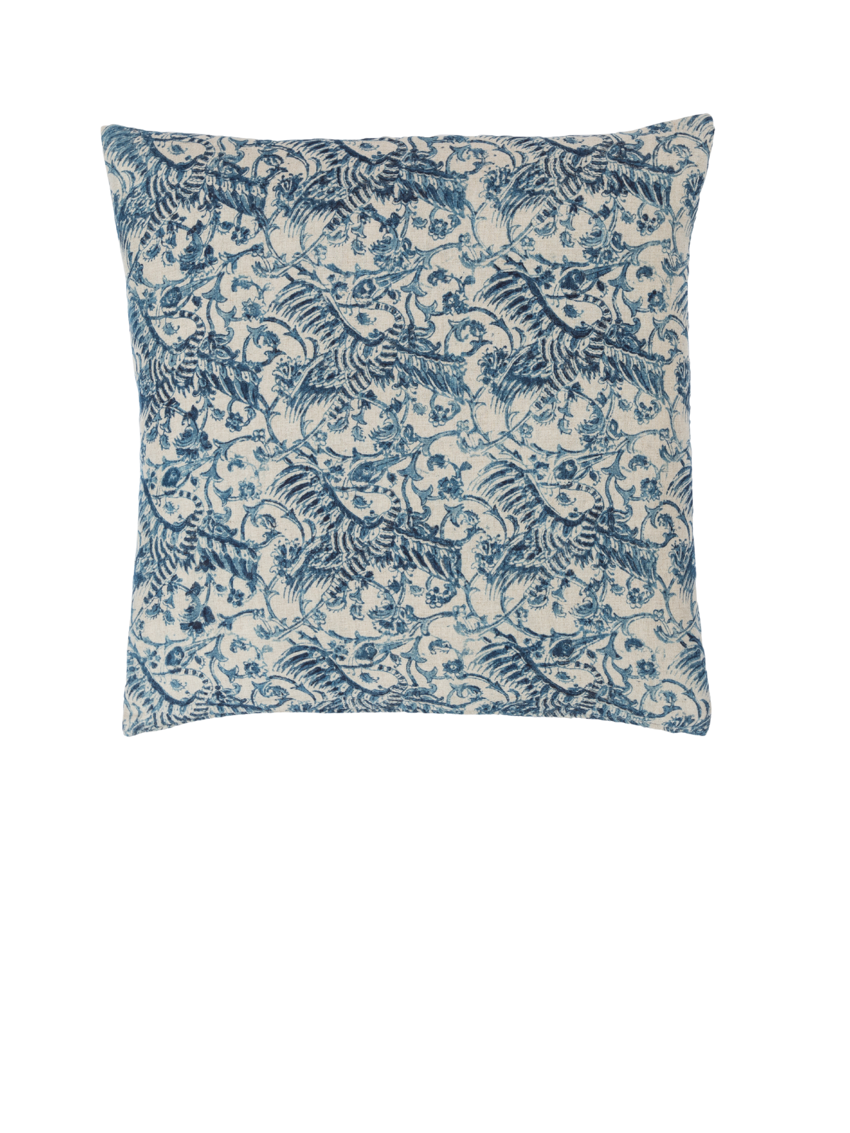 Crane Indigo Pillow Cover