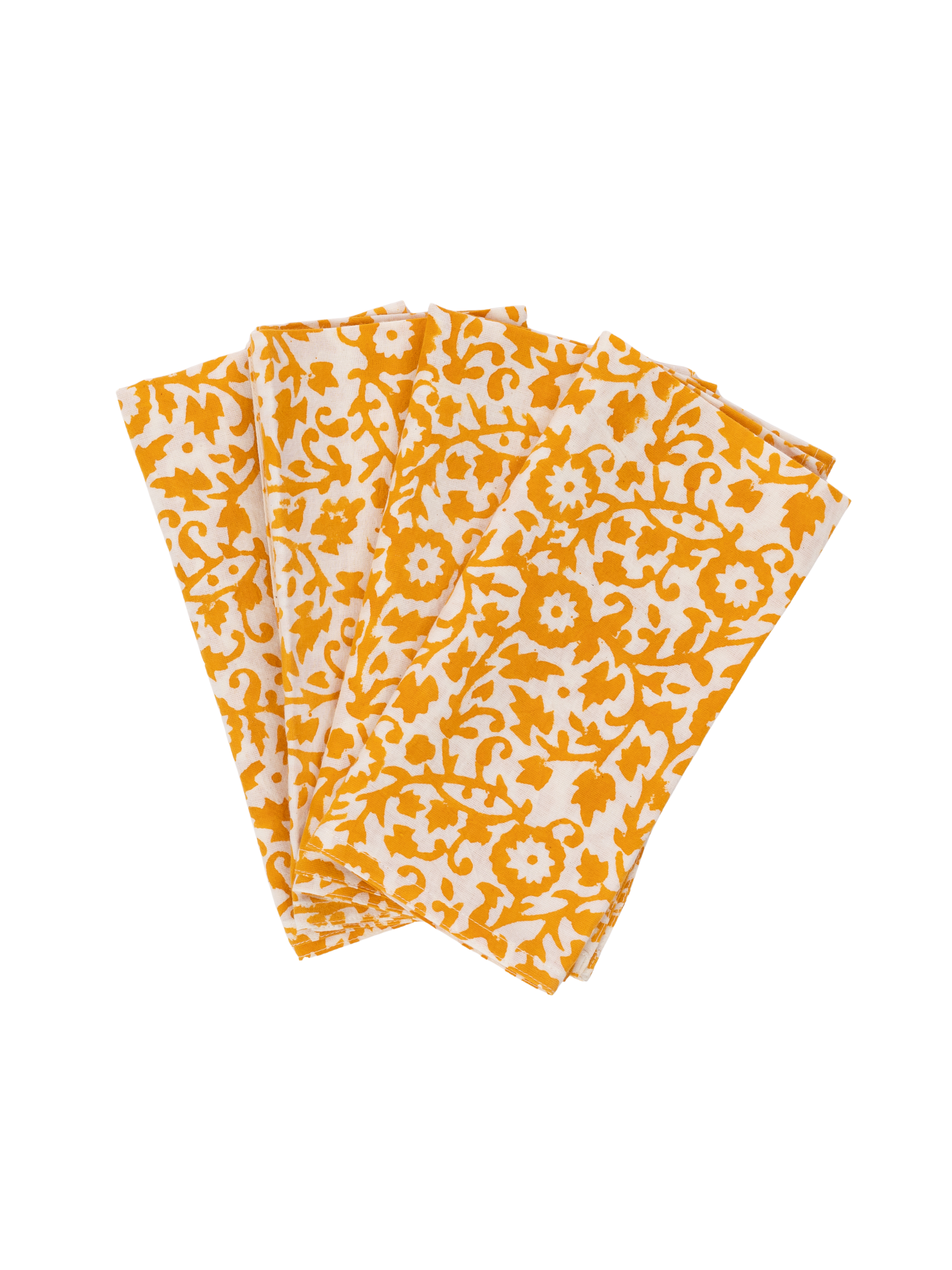 Daisy Ochre Napkin Set