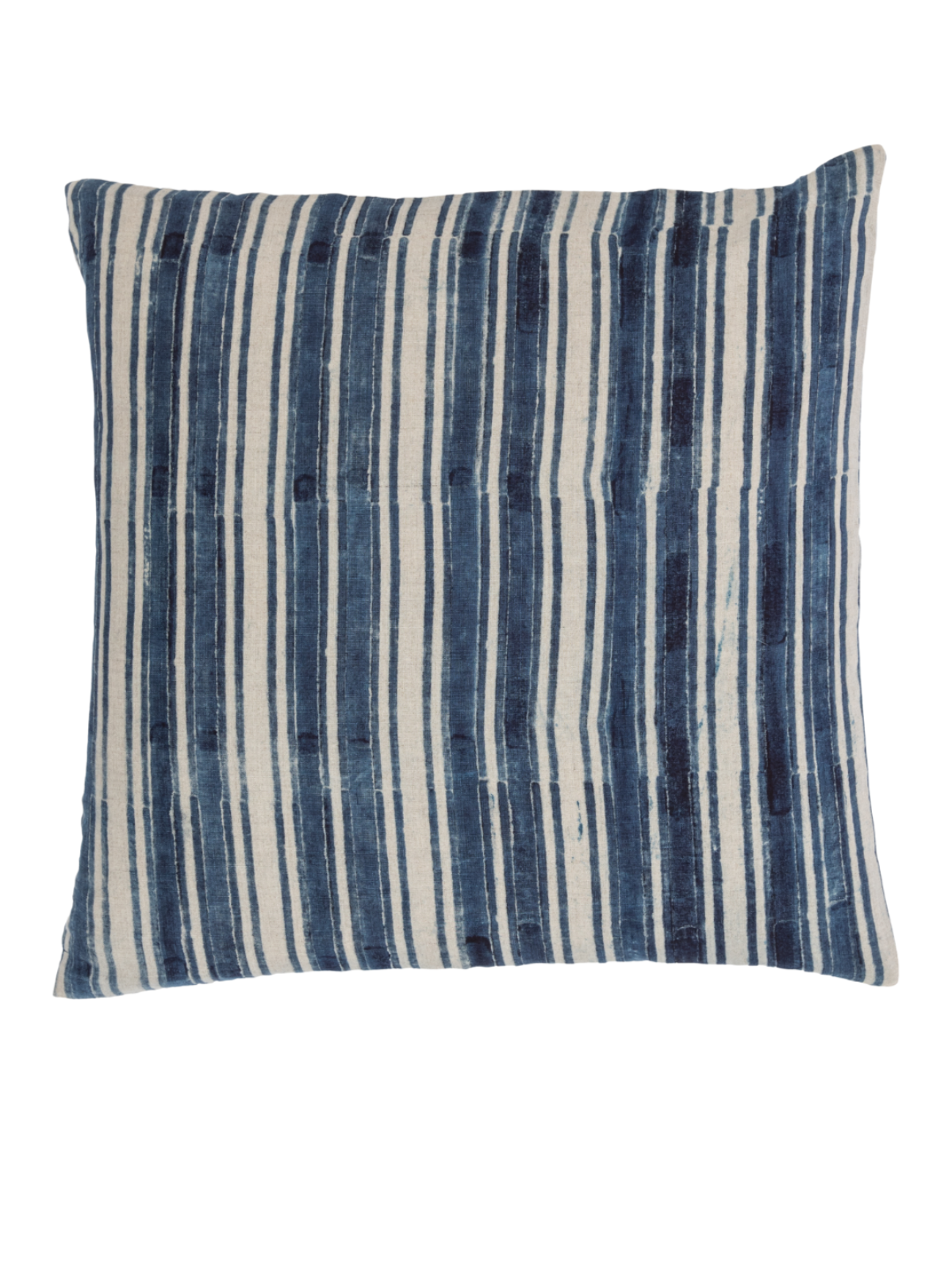 Guatemalan Stripe Indigo Decorative Pillow