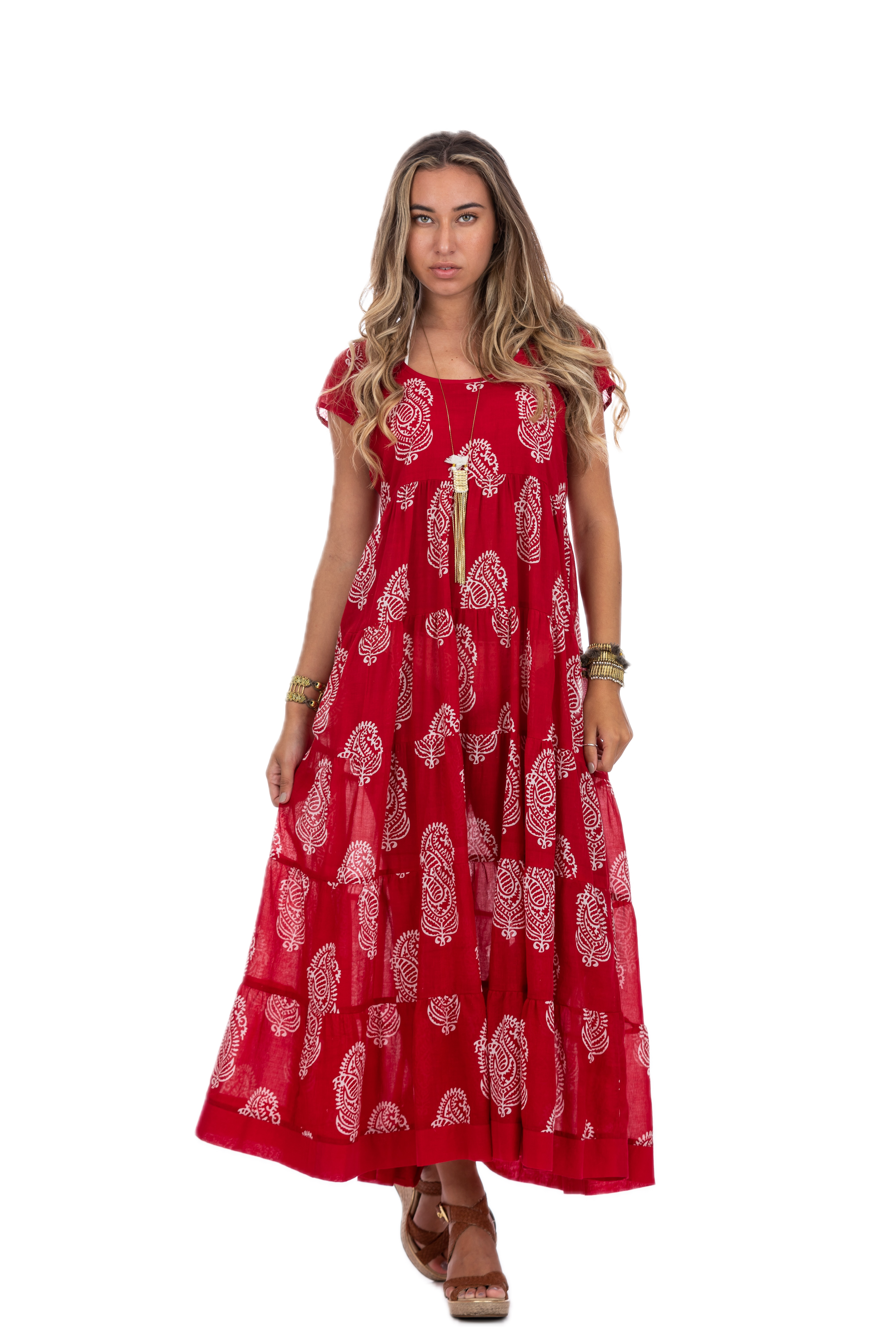 Hanna Summer Dress Cinnabar