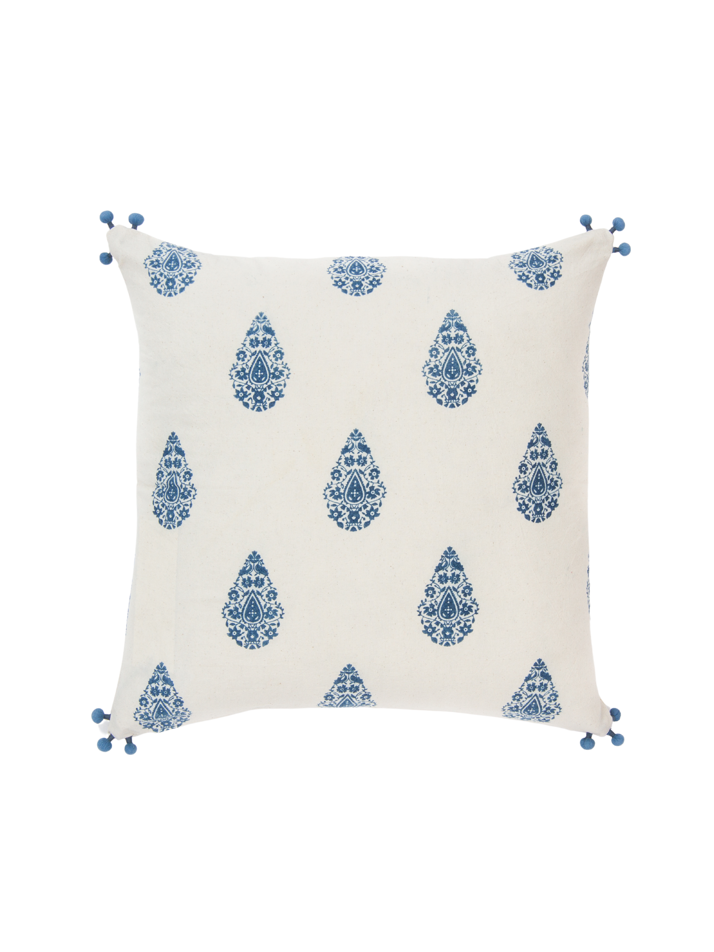 Henna Indigo Decorative Pillow