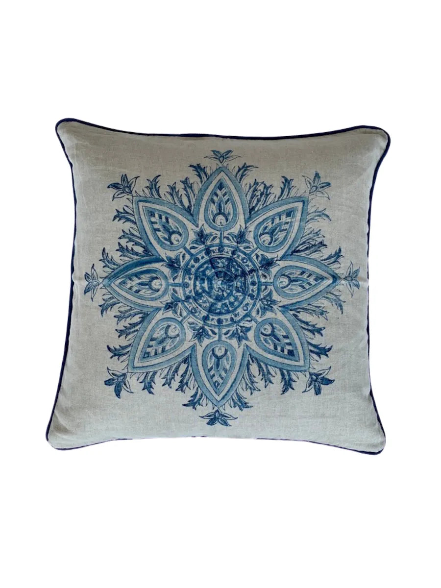 Indigo Medallion Pillow Pair