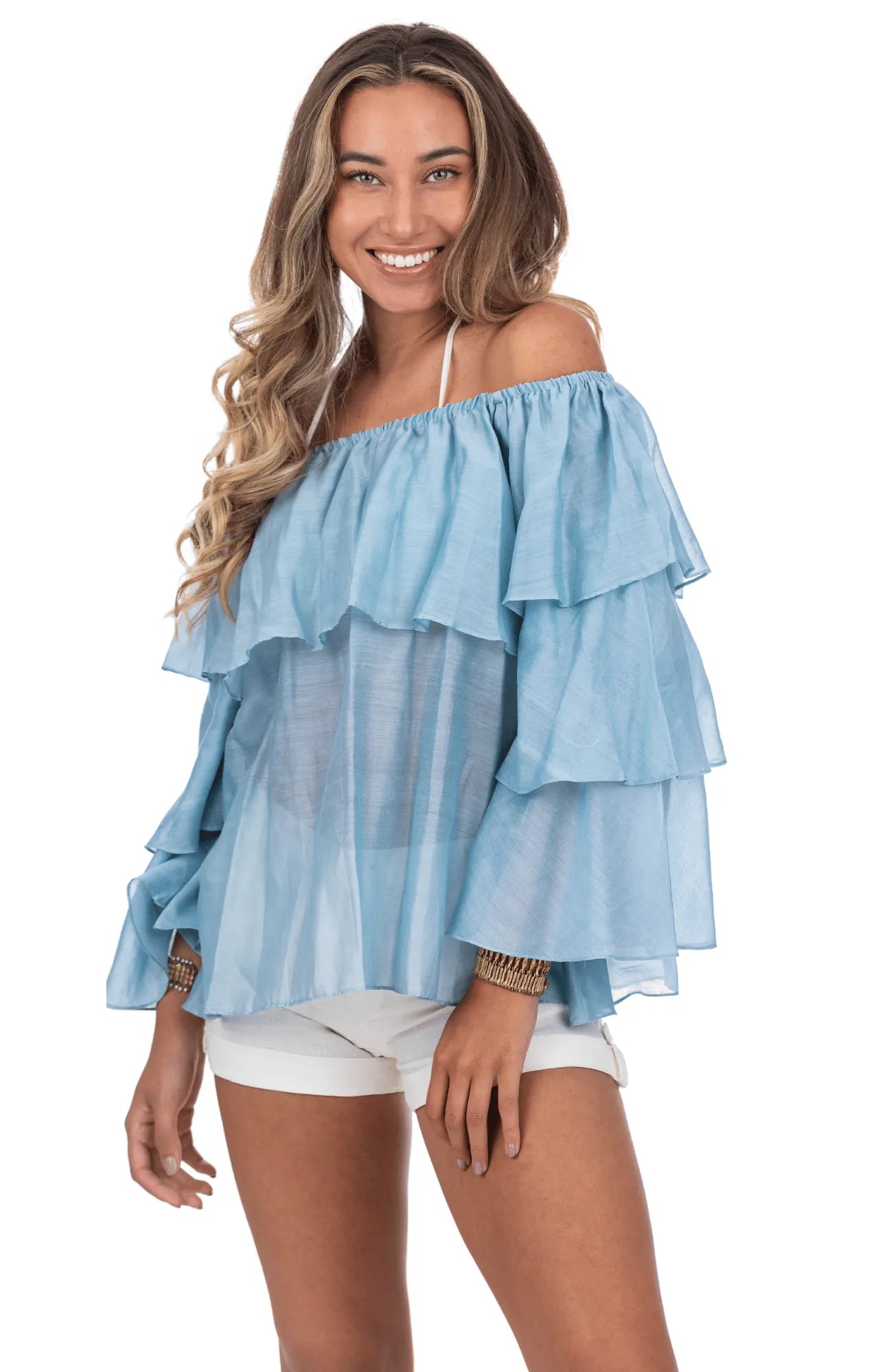 Isabella Blue Blouse