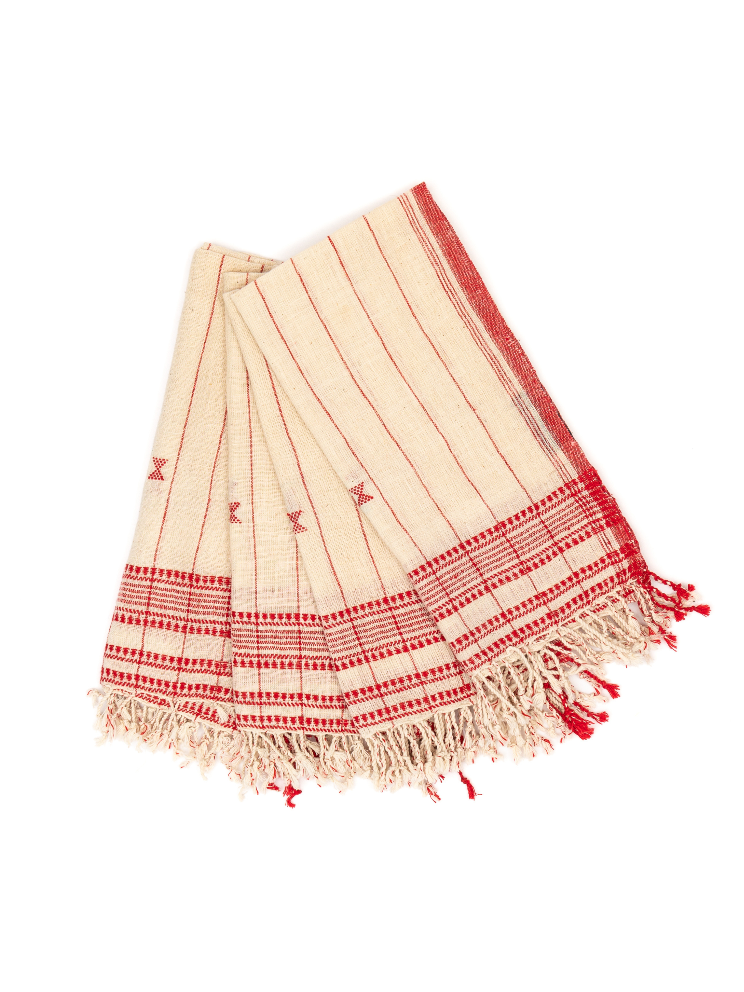 Khamir Cinnabar Woven Napkin Set