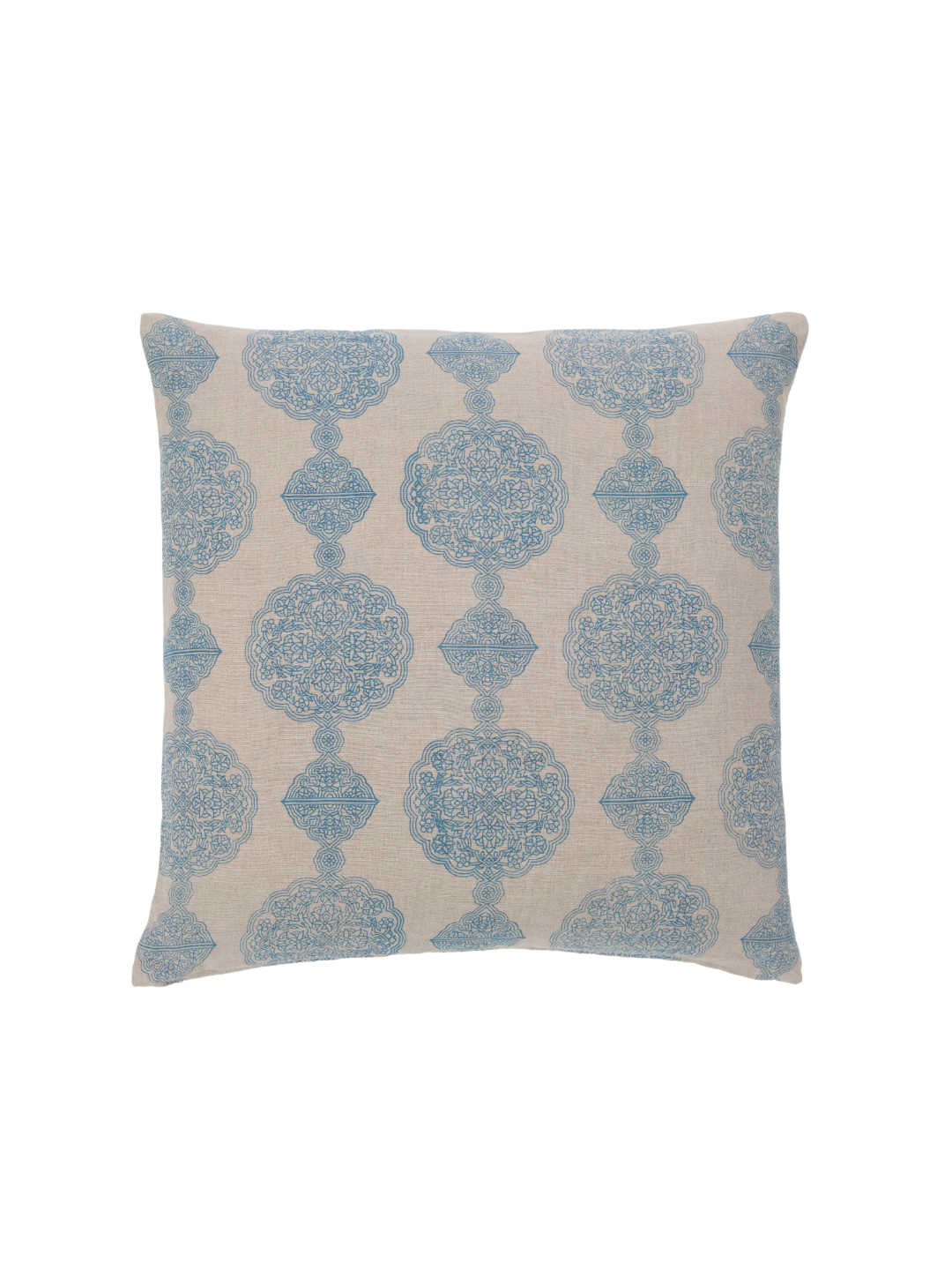 Manali Medallion Cornflower Blue Decorative Pillow Cover