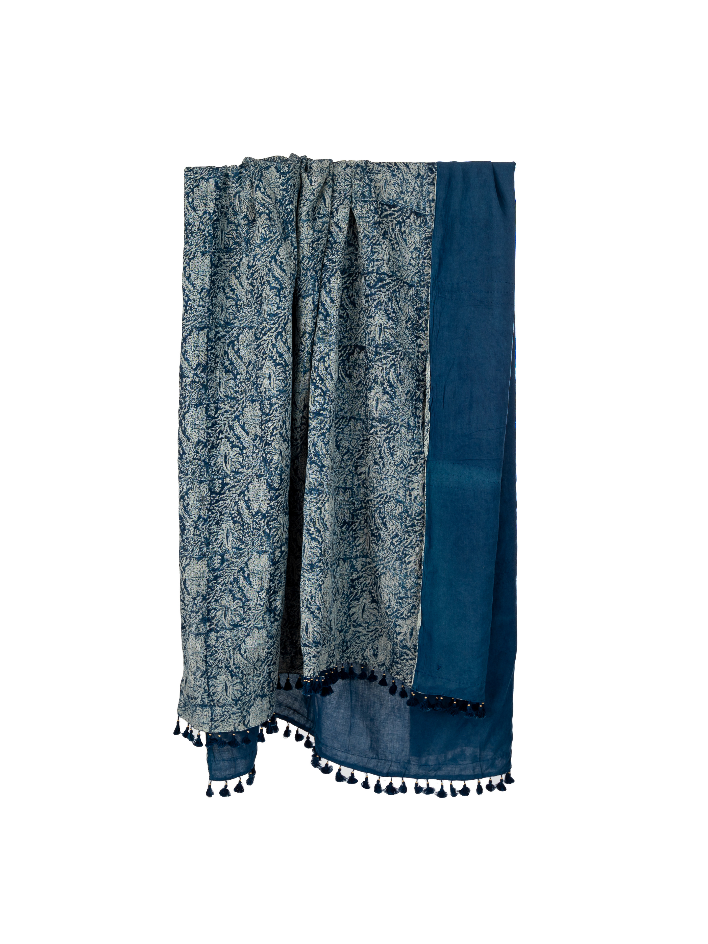 Orchid Indigo Sheer Linen Throw