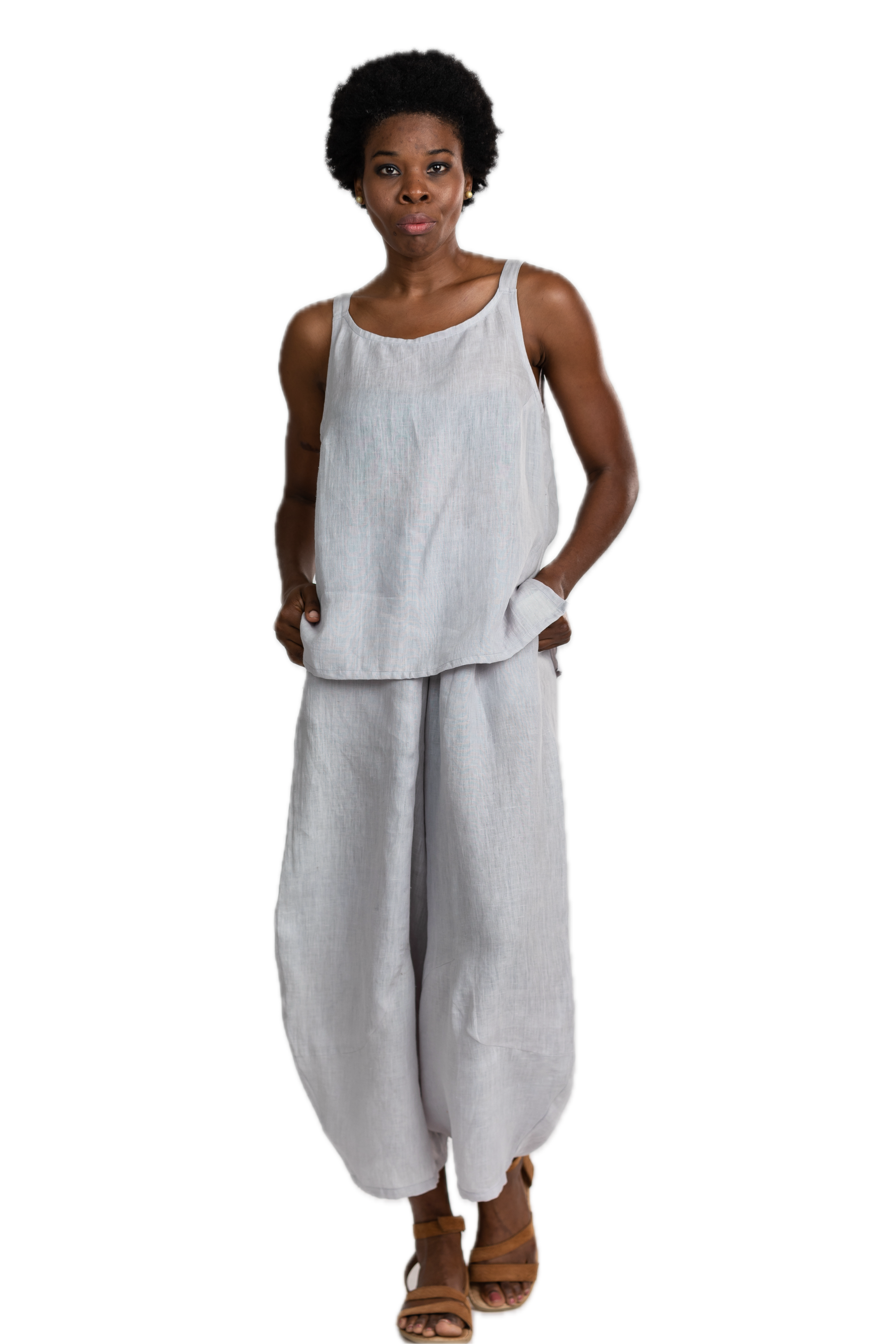Pondicherry Slate Linen Set