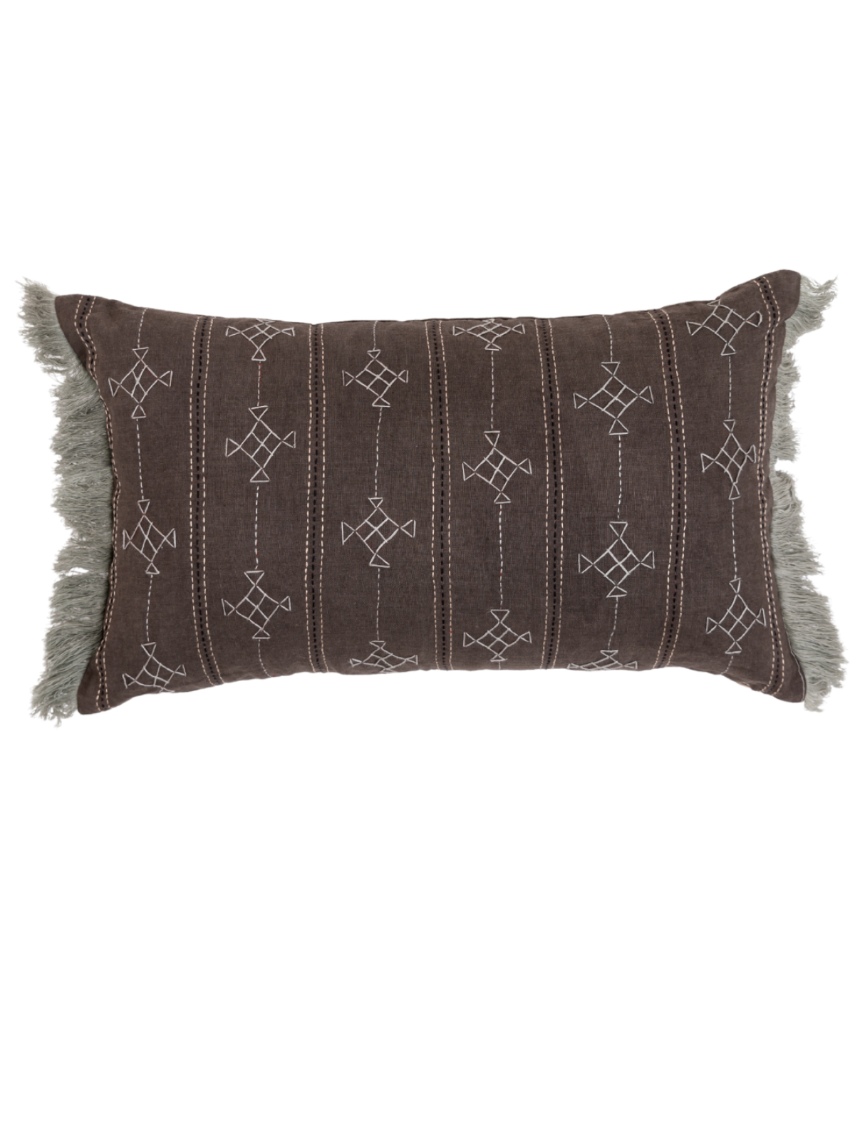 Saroj Slate Petit Lumbar Pillow cover