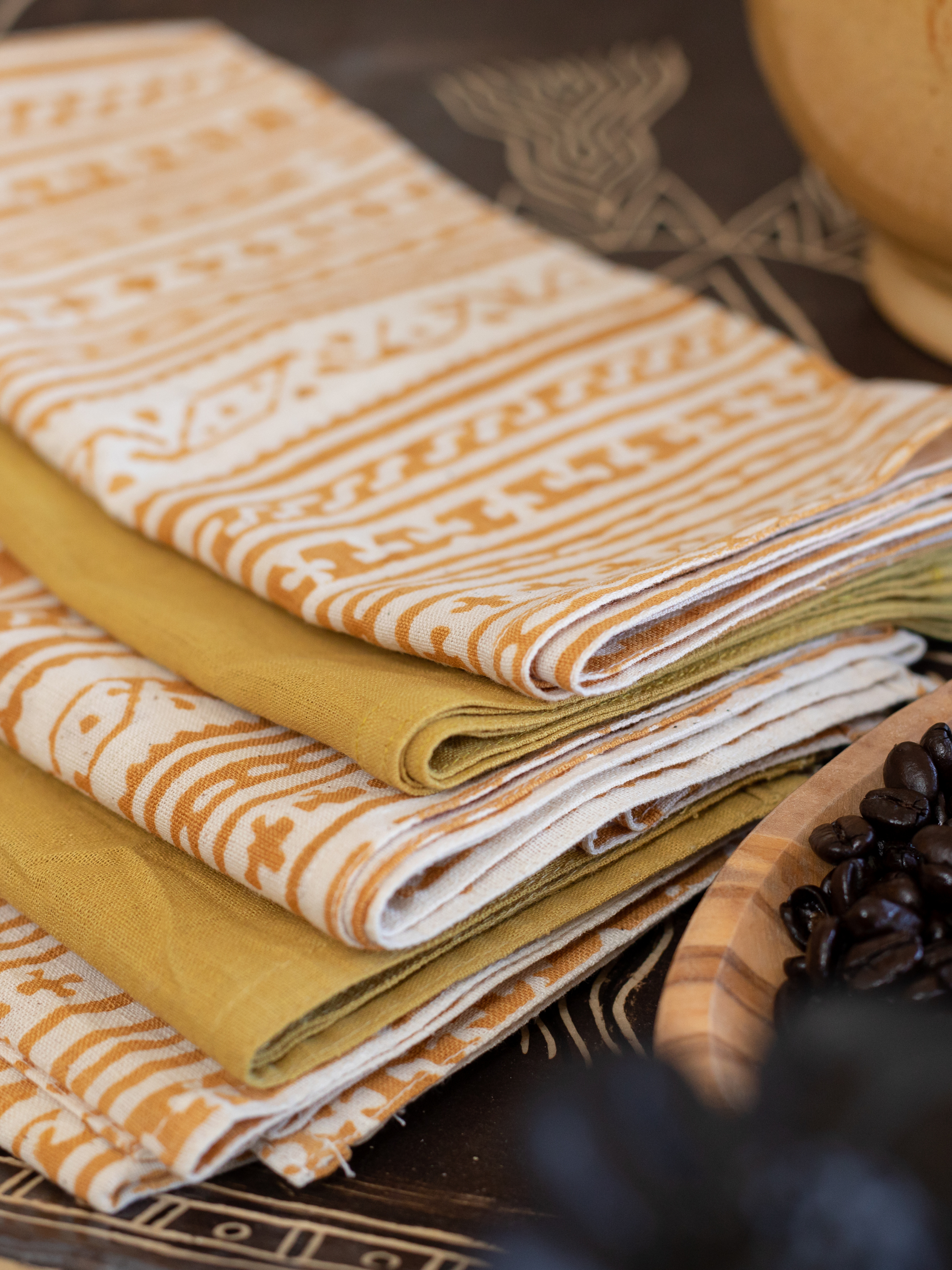 Thai Yellow Napkin Set