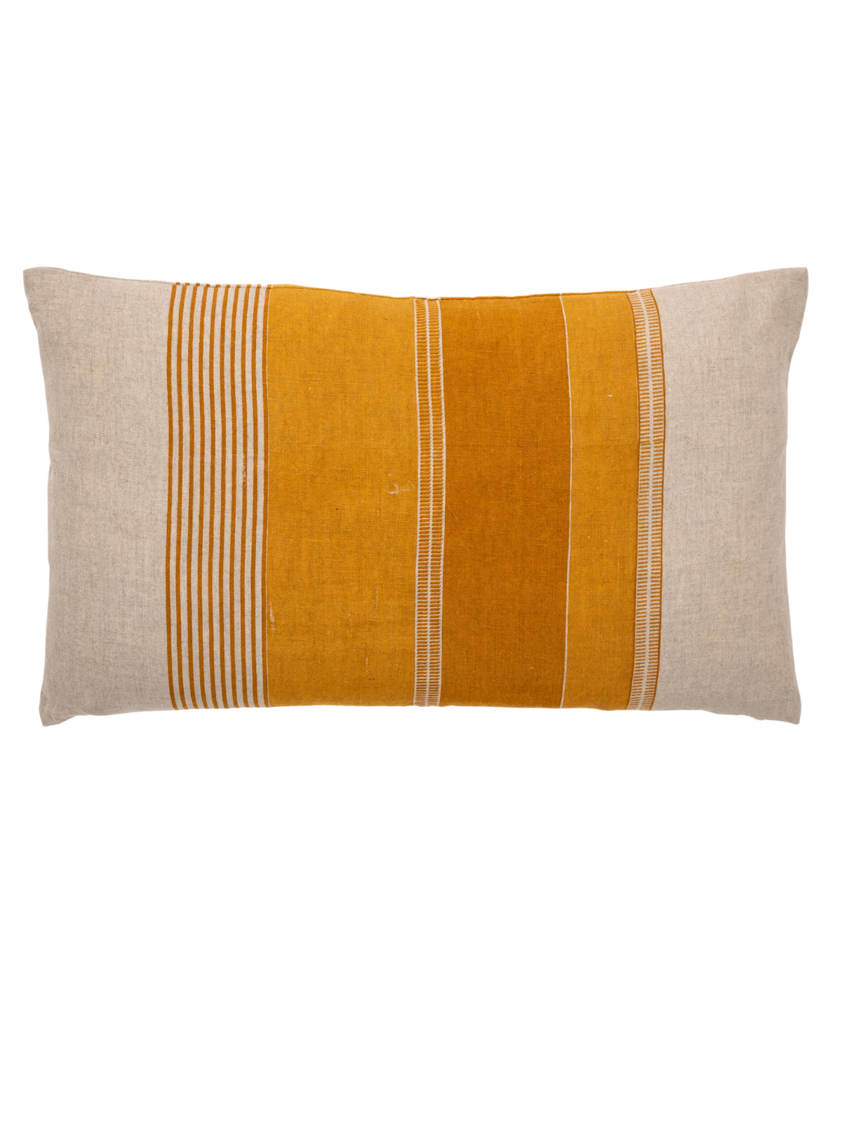 Tulum Stripe Ochre Pillow Cover