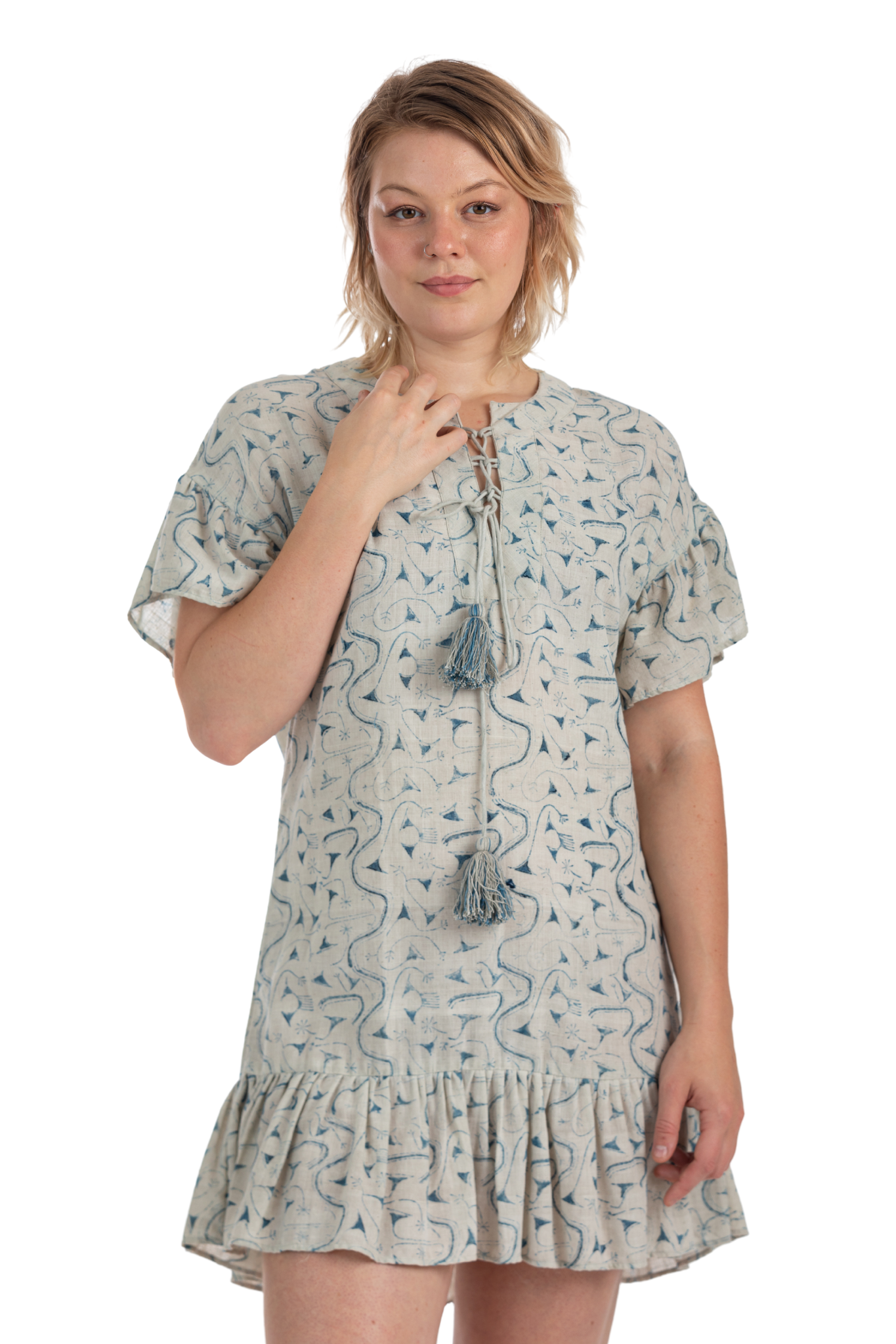 Adel Linen Summer Dress