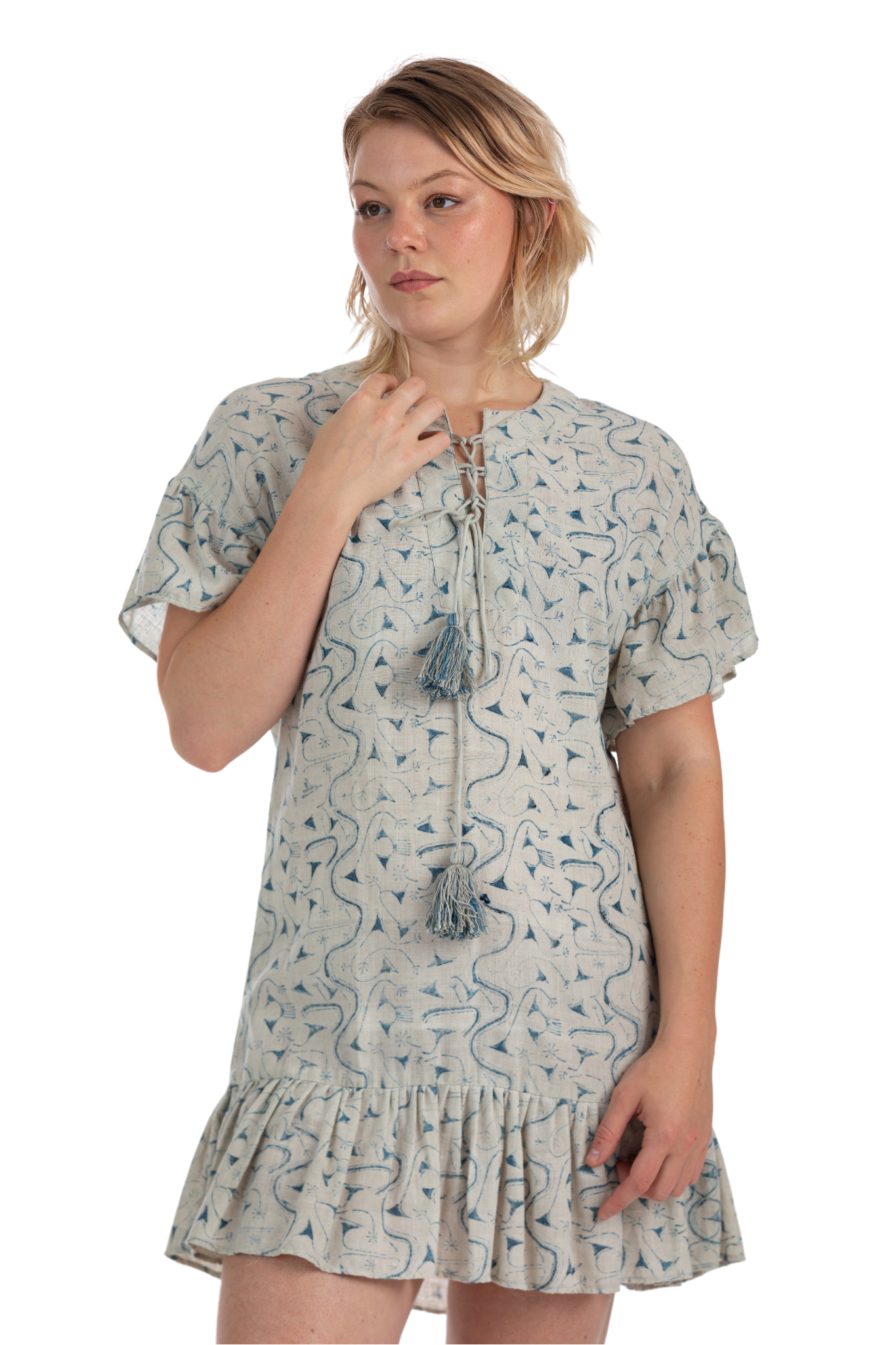 Adel Linen Summer Dress