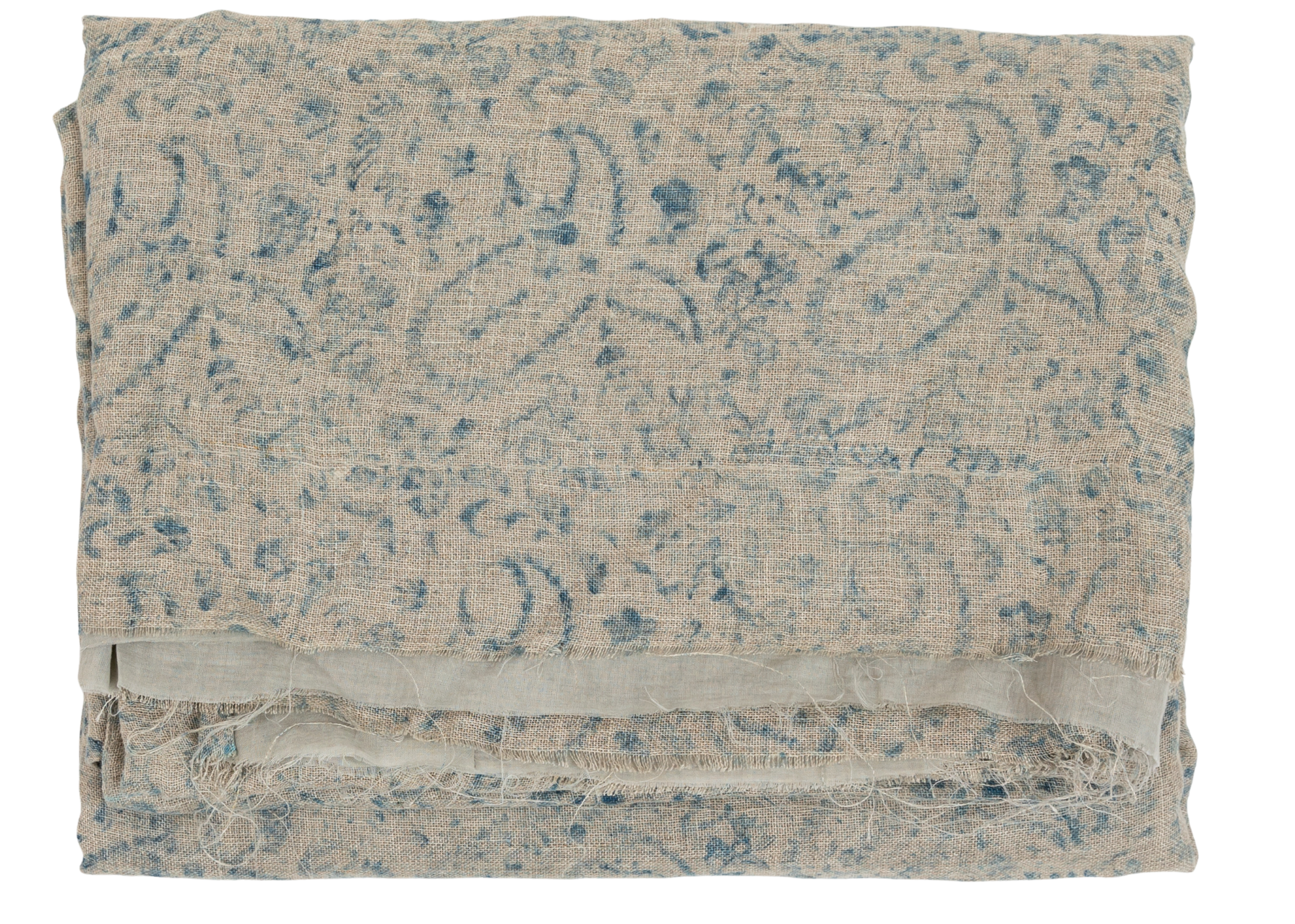 Meenakshi Indigo Sheer Linen Throw