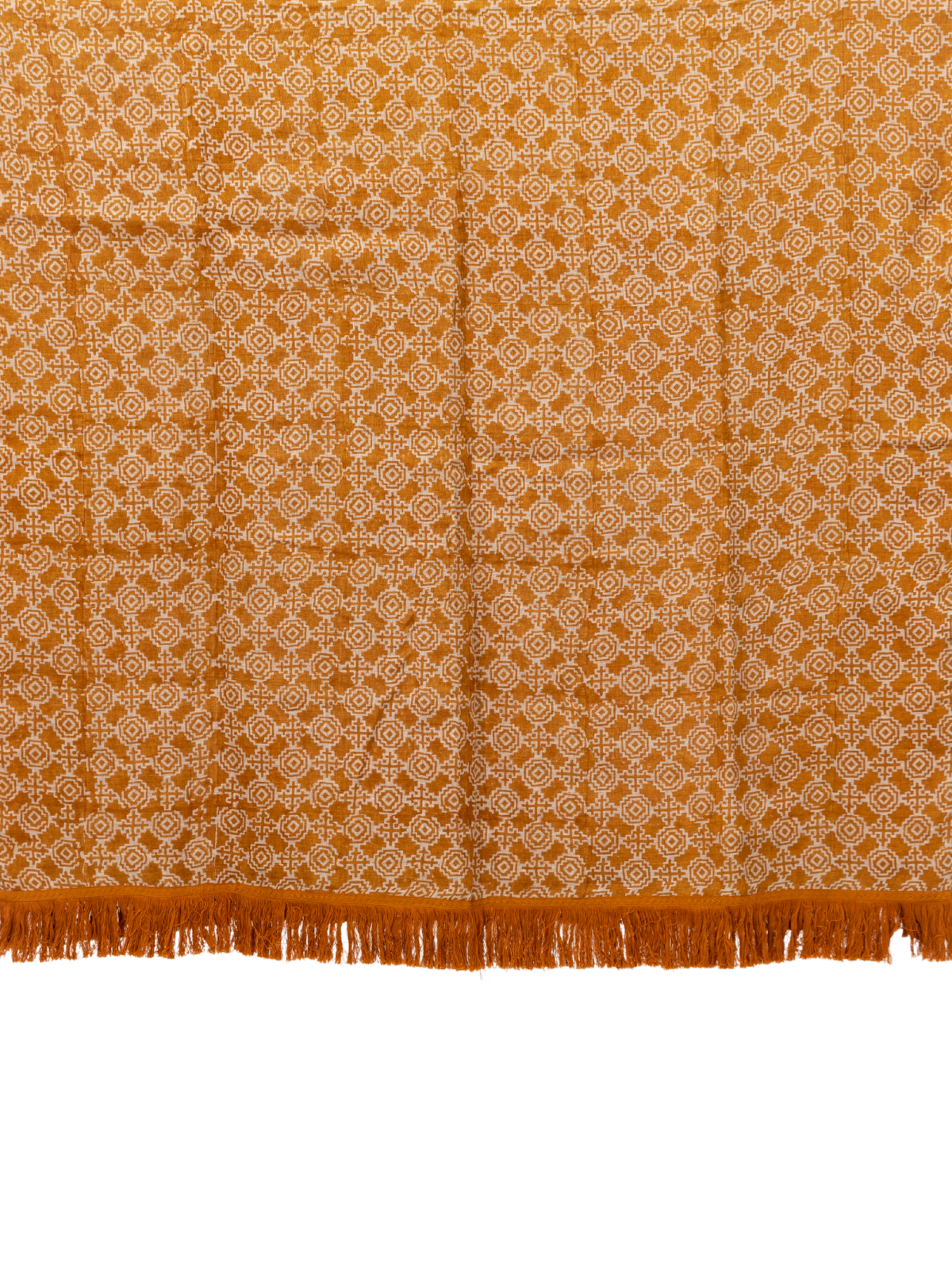 Yuma Ochre Sheer Linen Throw