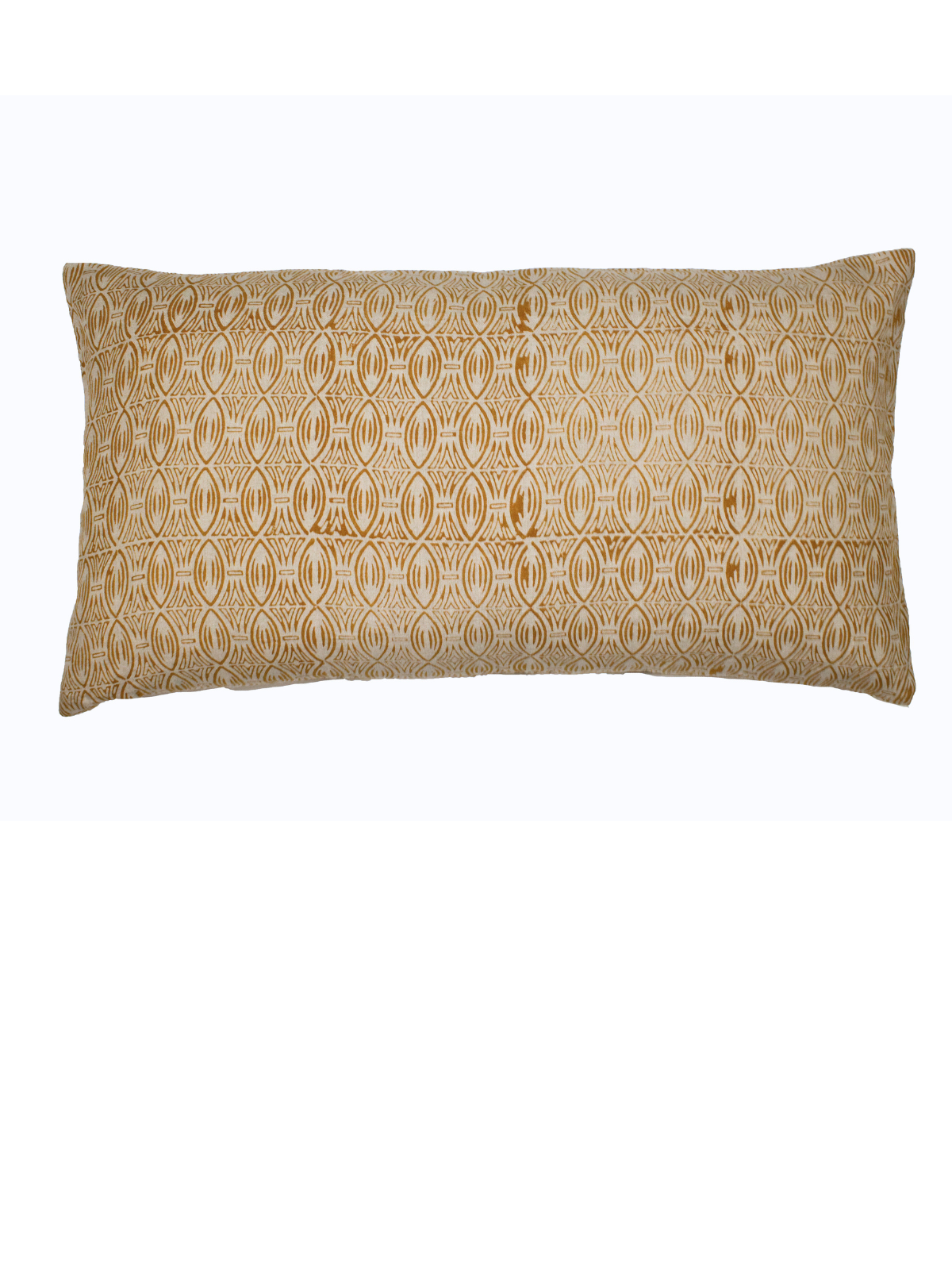 Zulu Ochre Lumbar Pillow Cover